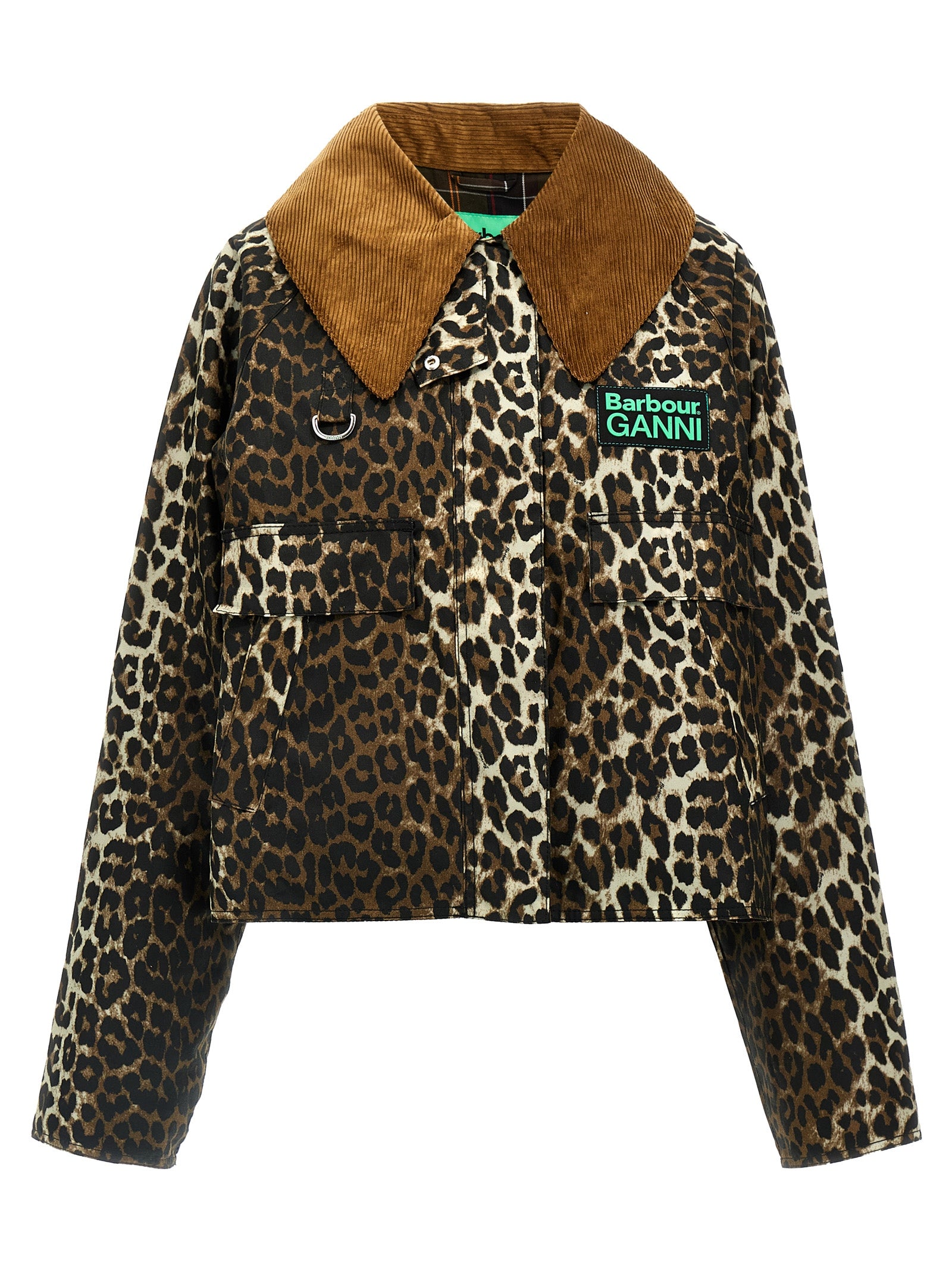 Barbour Barbour X Ganni 'Anorak Animalier' Jacket