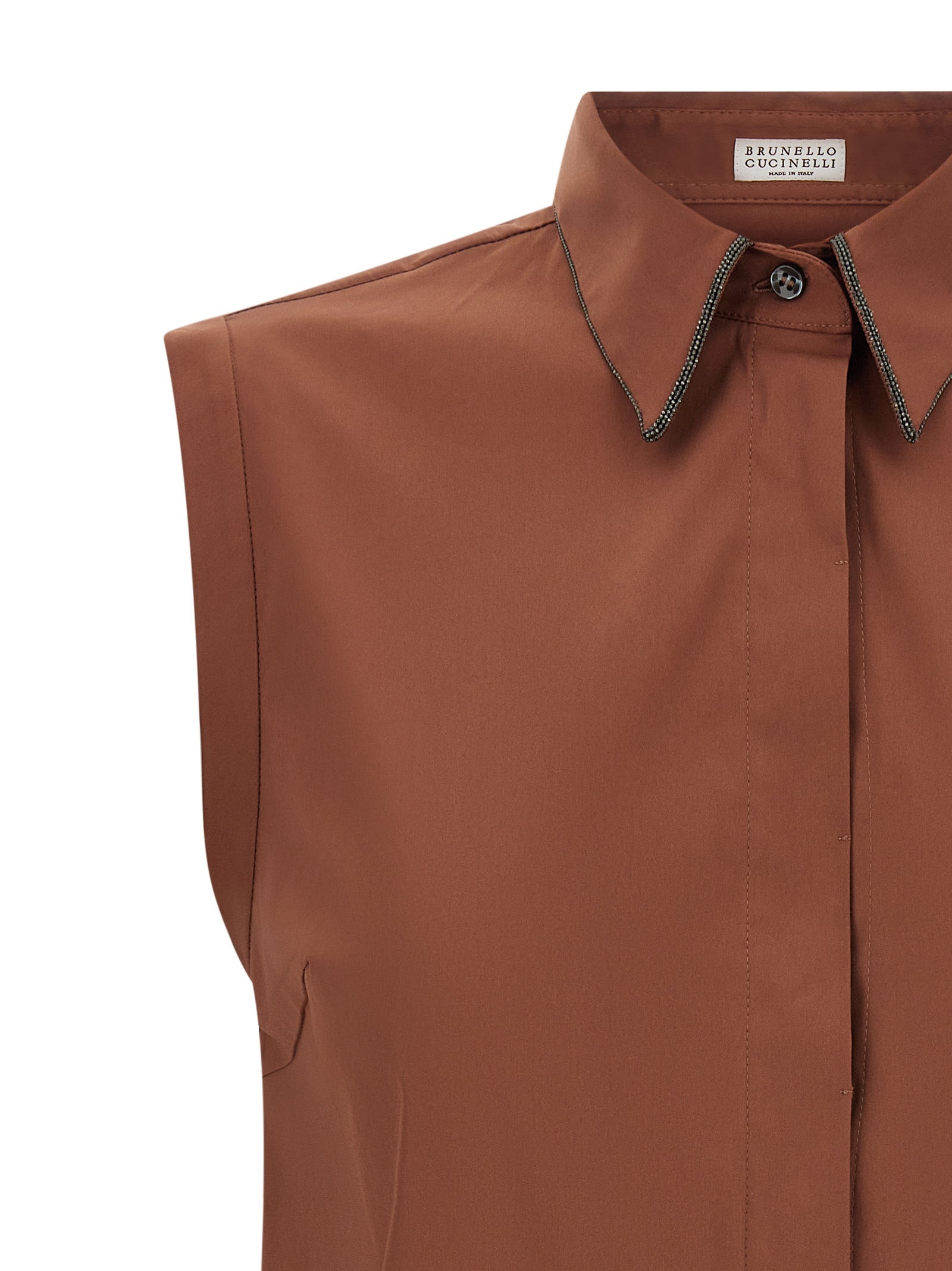 Brunello Cucinelli 'Shiny Trim' Shirt