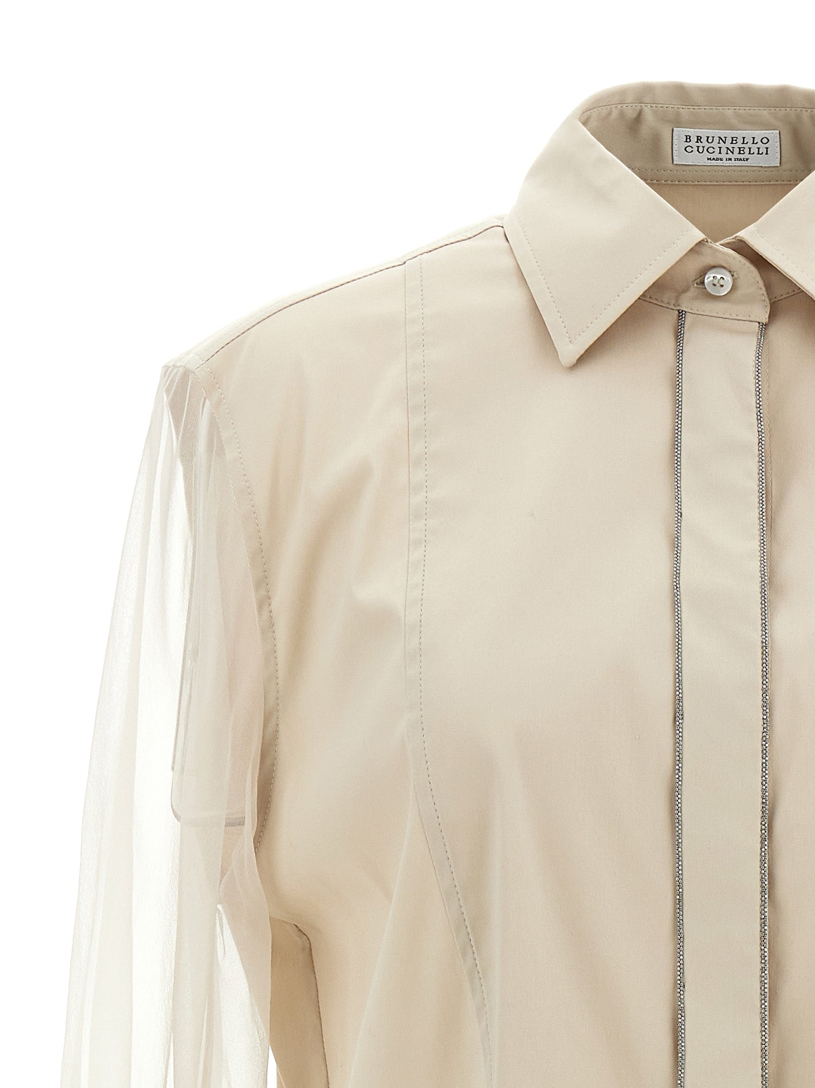 Brunello Cucinelli 'Shiny Trims' Shirt