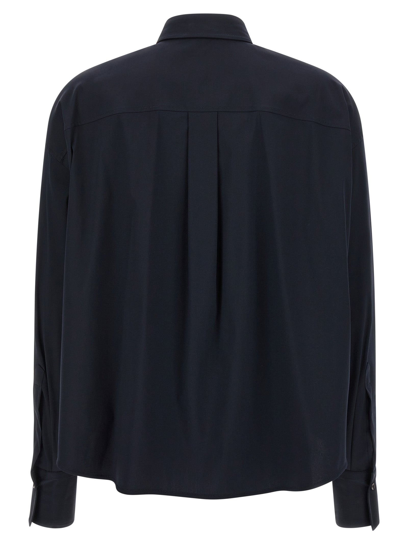 Brunello Cucinelli 'Shiny Flap Detail' Shirt