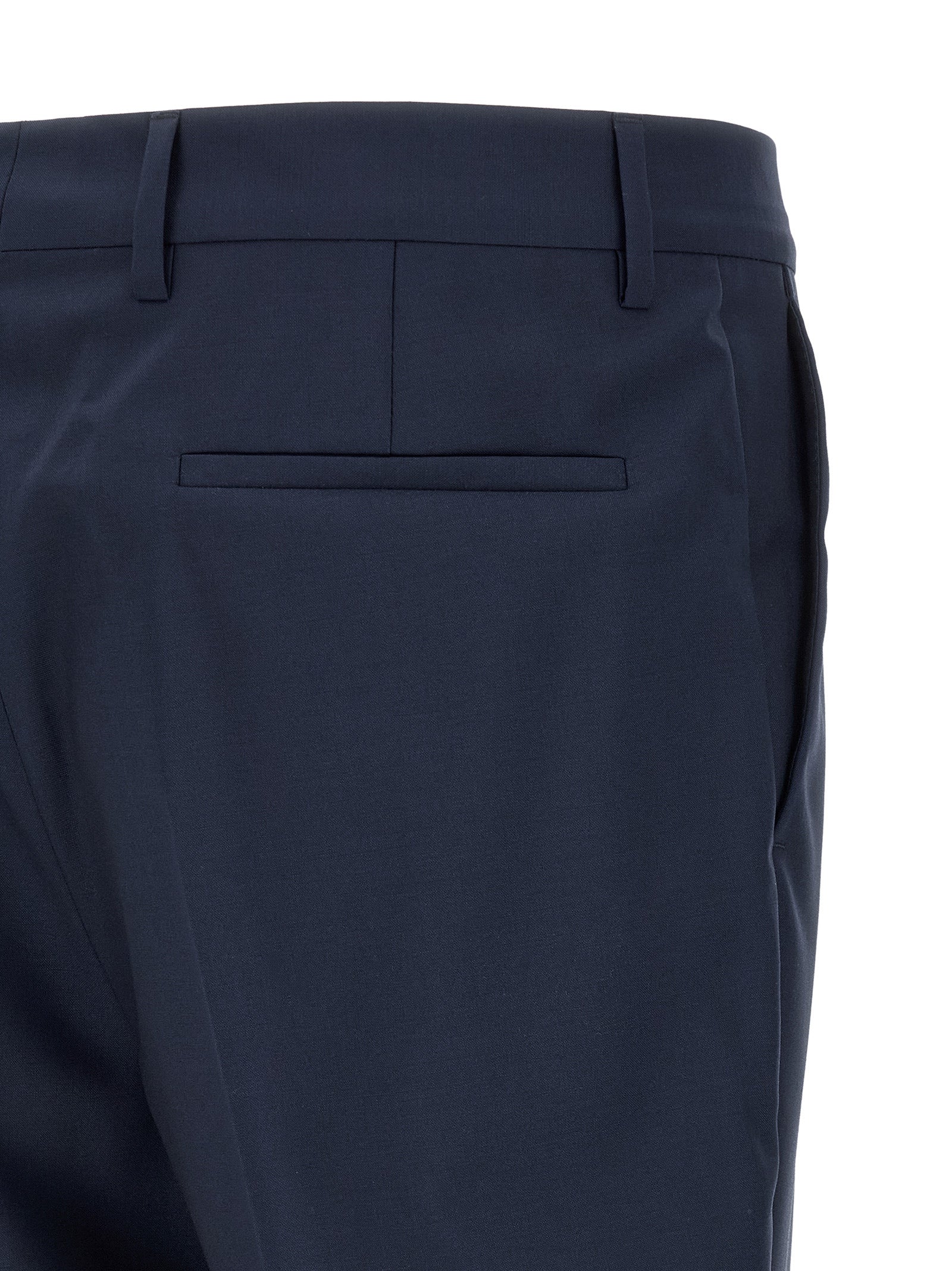 Brunello Cucinelli Wool Canvas Pants