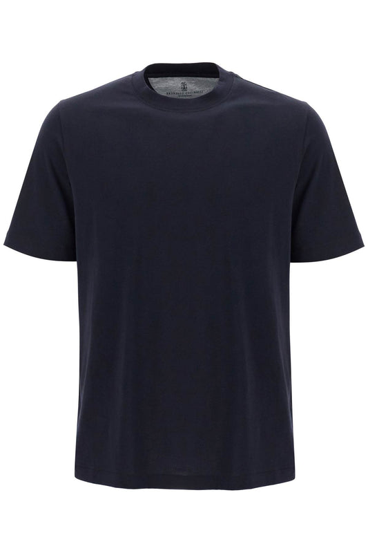 Brunello Cucinelli Crewneck T-Shirt Blue