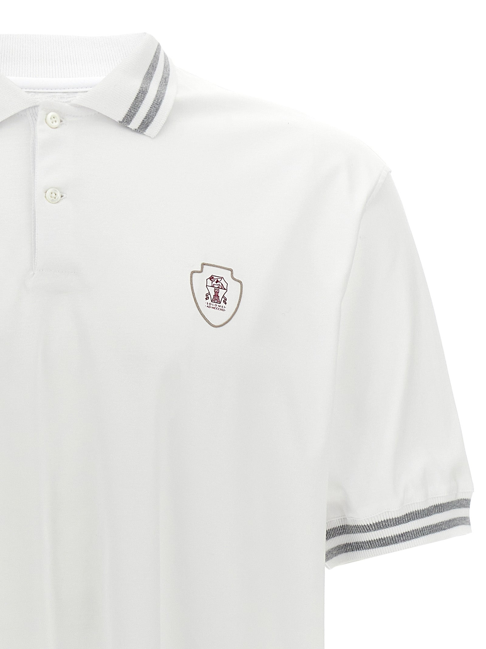 Brunello Cucinelli Logo Polo Shirt