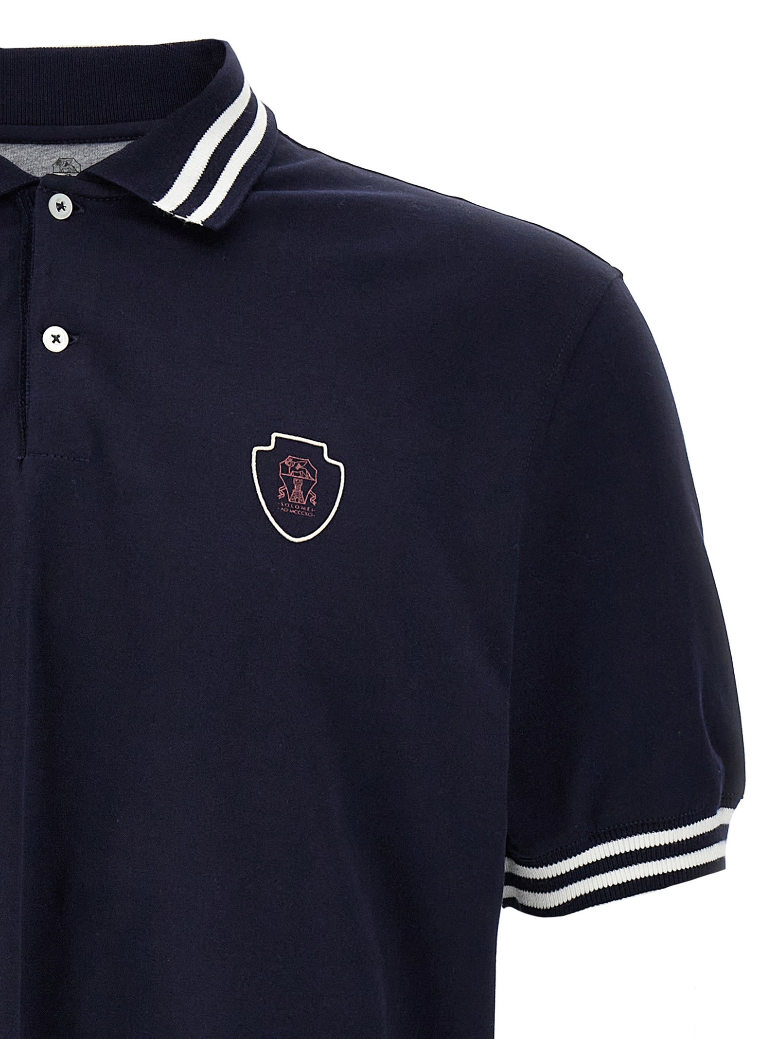 Brunello Cucinelli Logo Polo Shirt