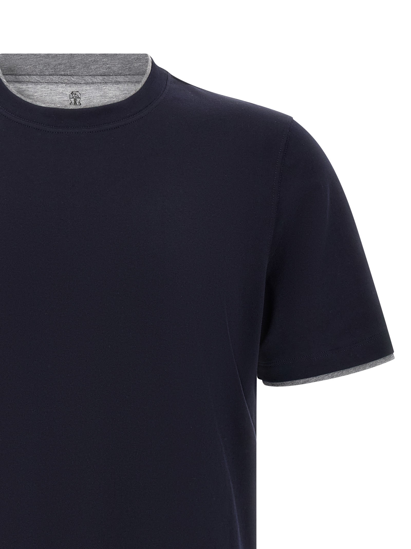 Brunello Cucinelli Double Layer T-Shirt