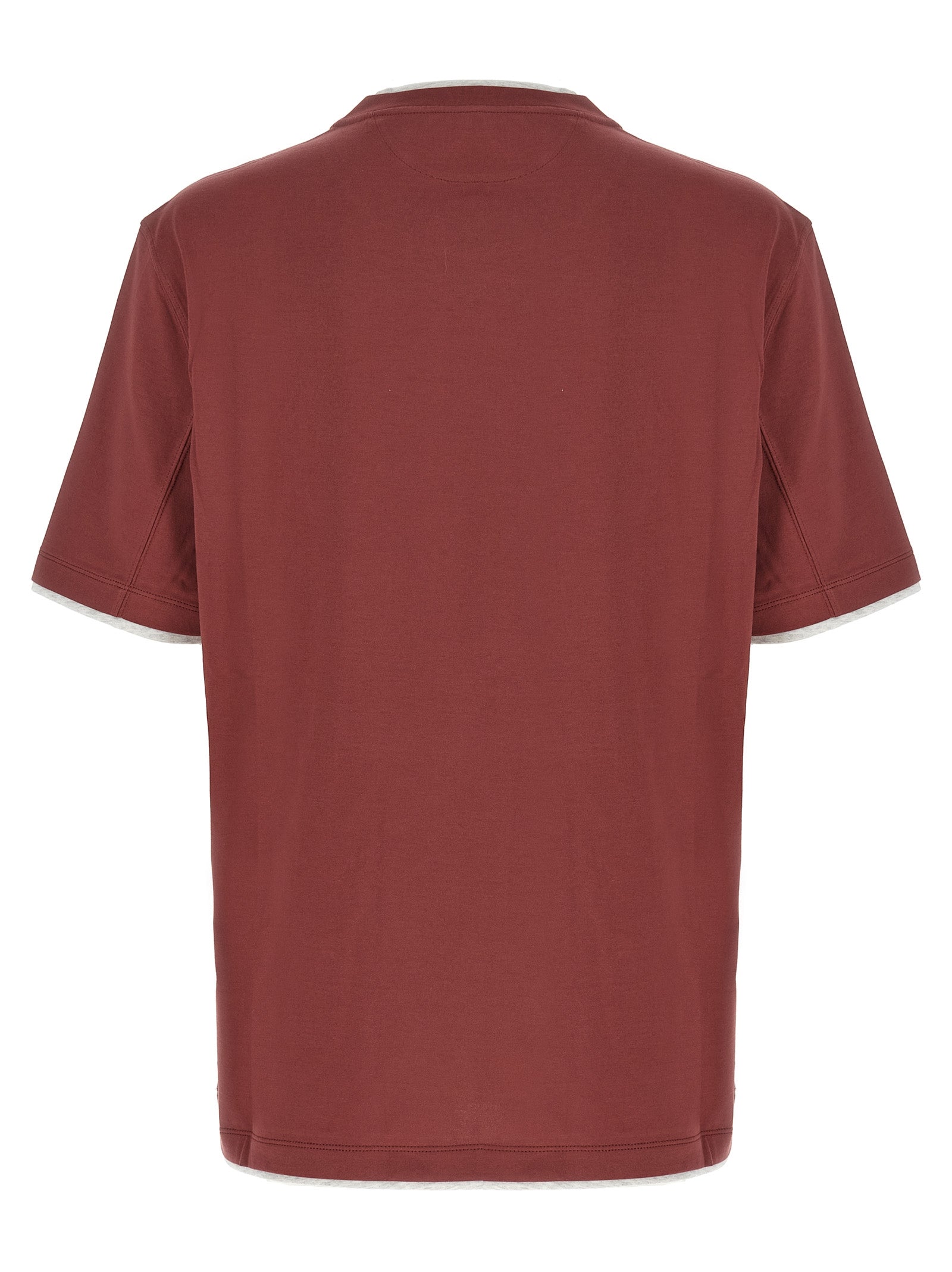 Brunello Cucinelli Double Layer T-Shirt