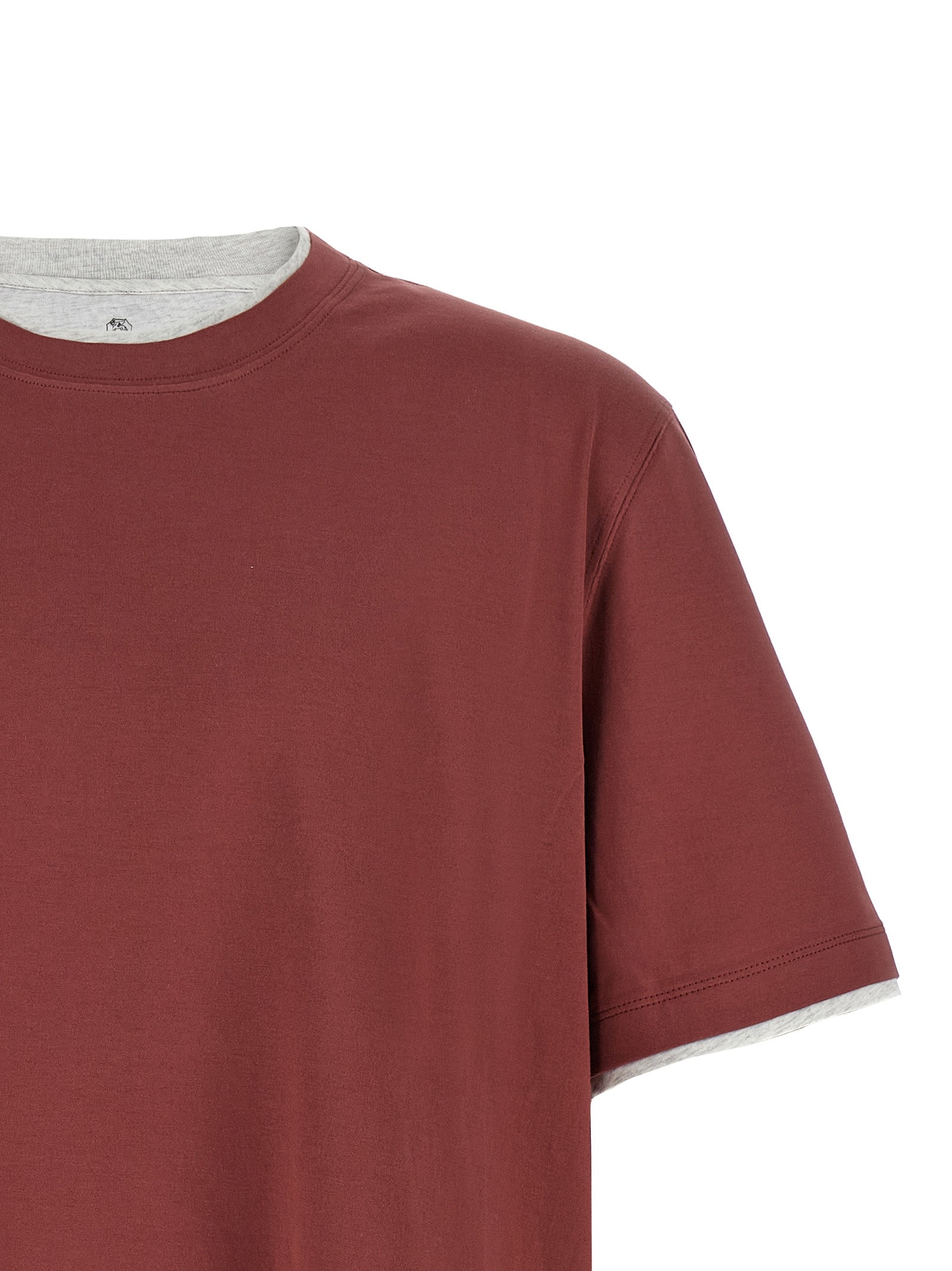 Brunello Cucinelli Double Layer T-Shirt