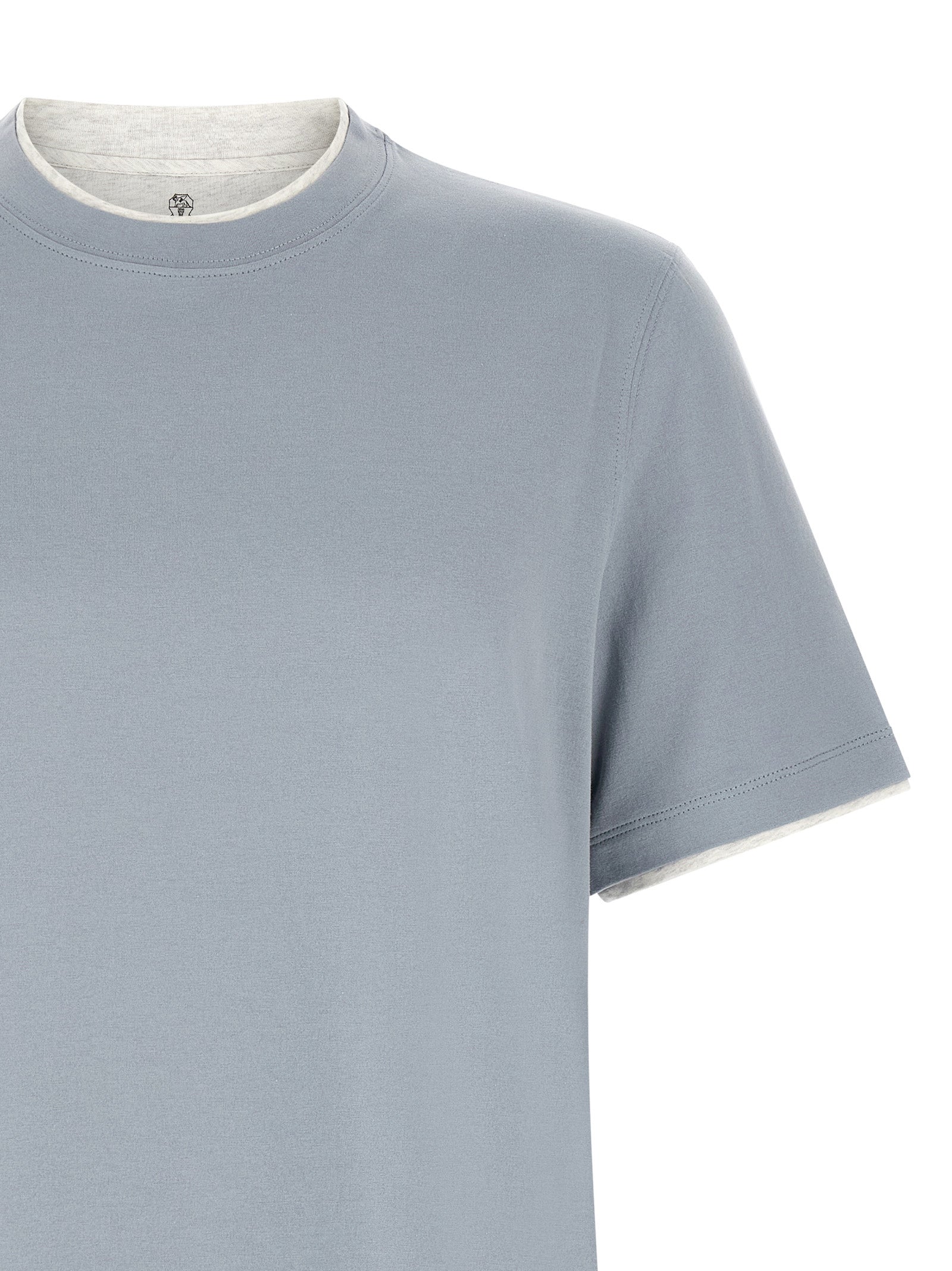 Brunello Cucinelli Double Layer T-Shirt