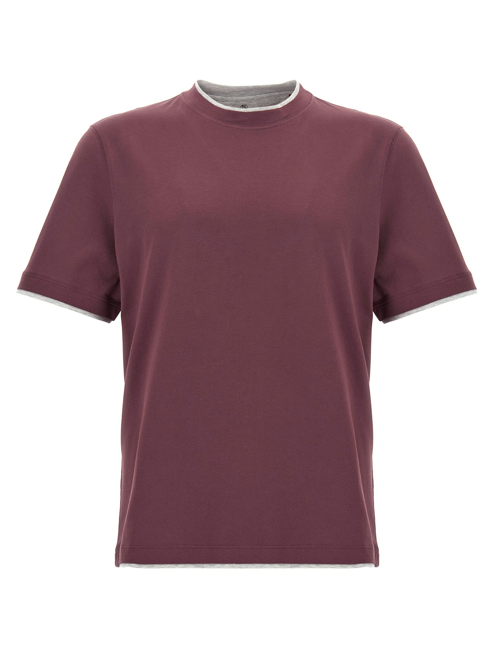 Brunello Cucinelli Double Layer T-Shirt