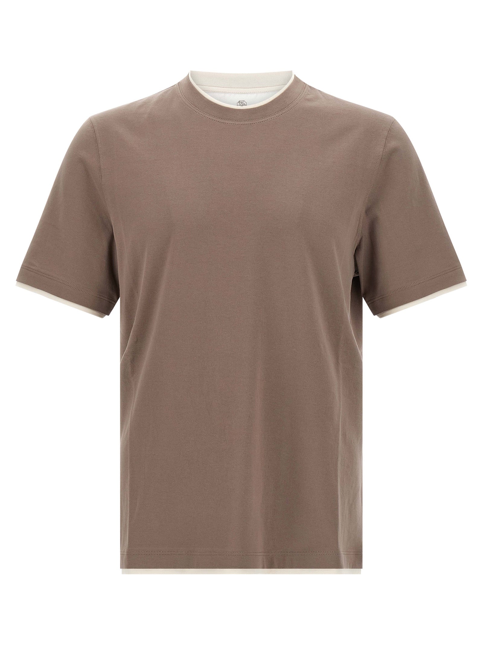 Brunello Cucinelli Double Layer T-Shirt