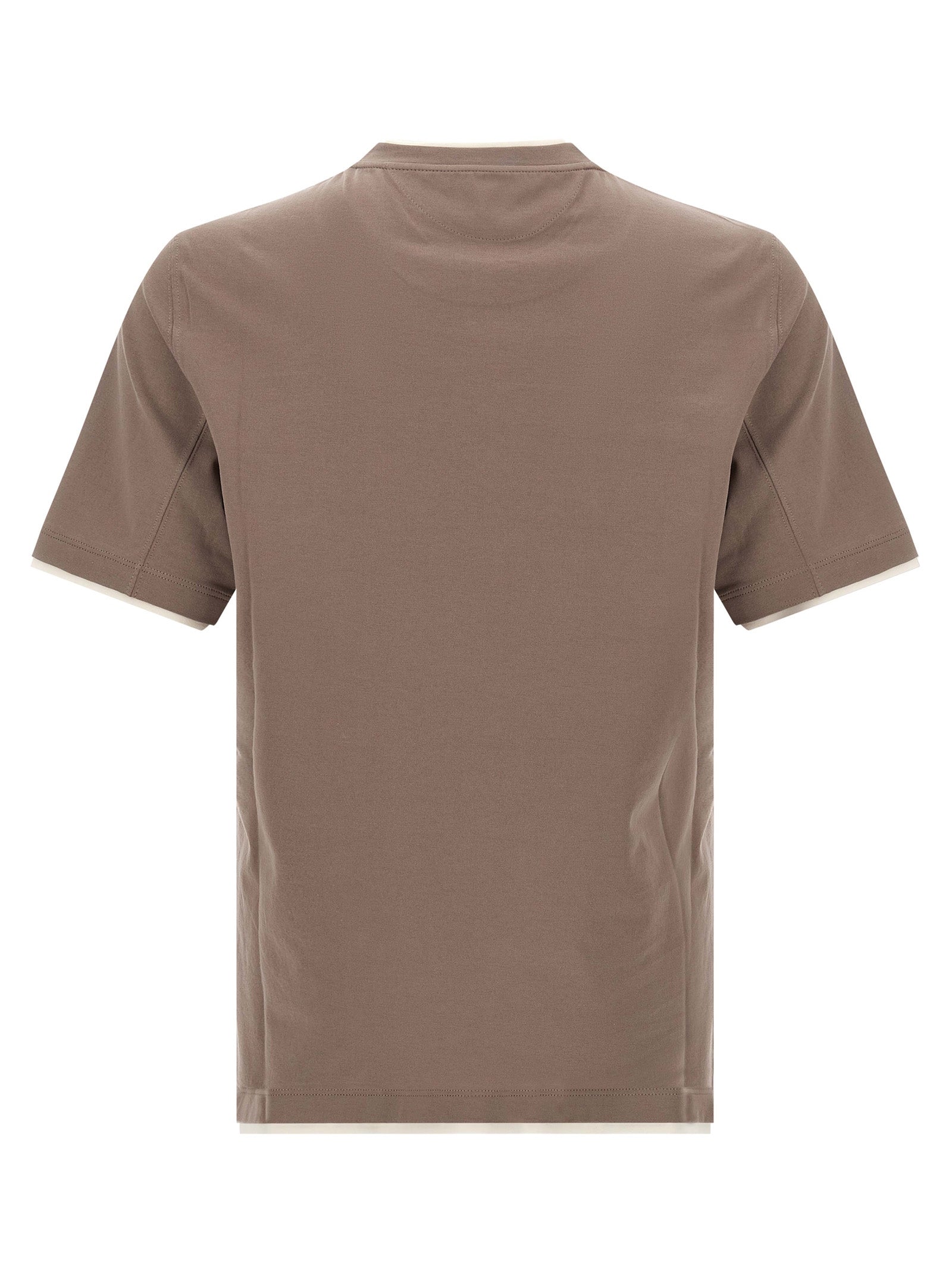 Brunello Cucinelli Double Layer T-Shirt
