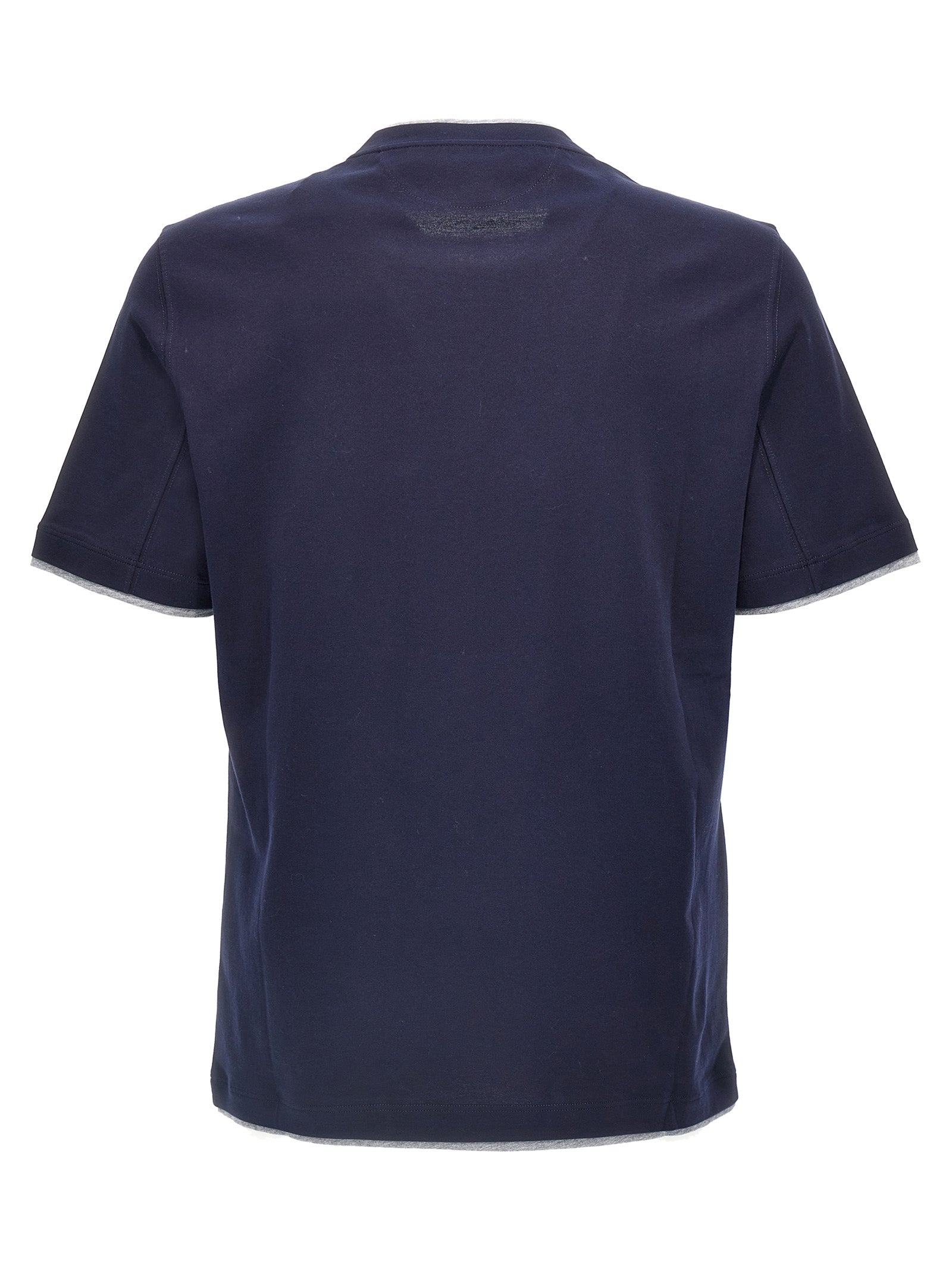 Brunello Cucinelli Logo Layered T-Shirt