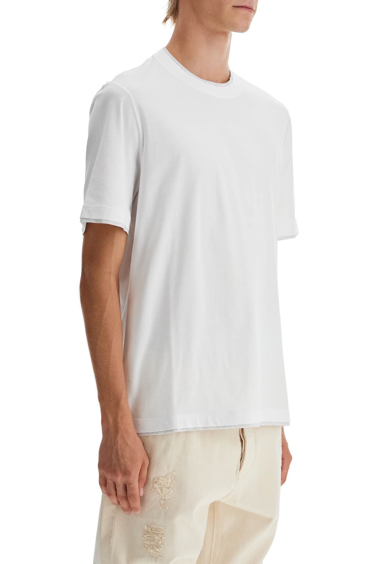 Brunello Cucinelli Layered-Effect T-Shirt