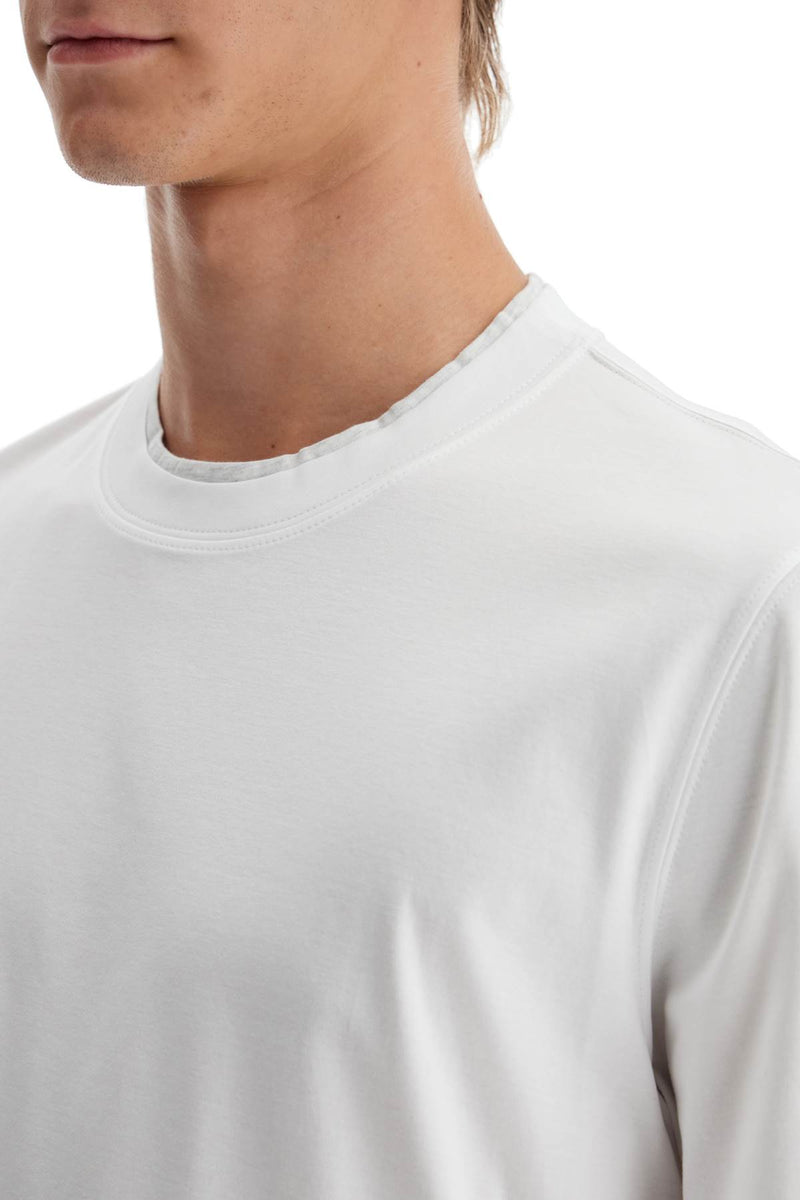 Brunello Cucinelli Layered-Effect T-Shirt White