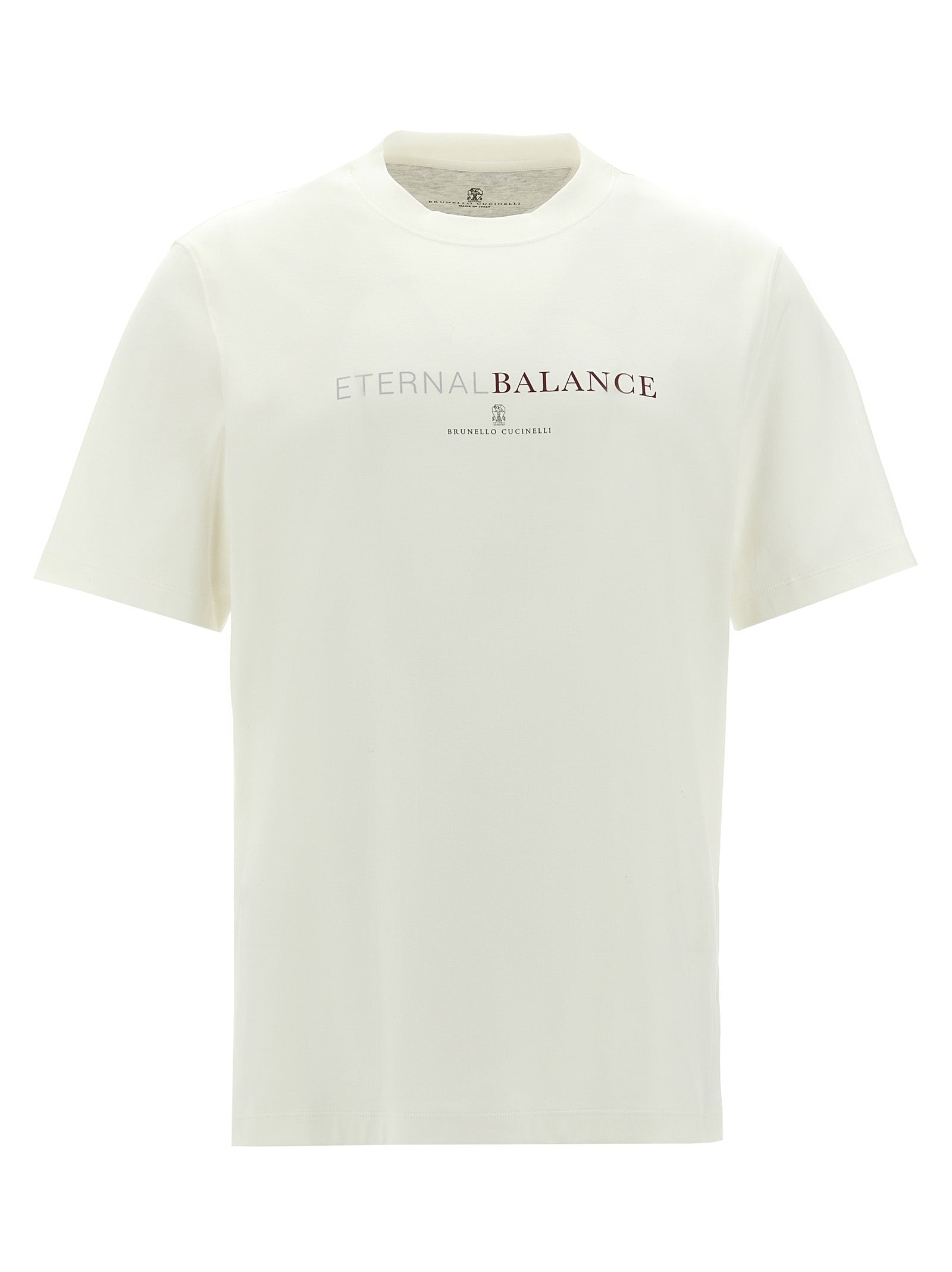 Brunello Cucinelli Logo Print T-Shirt