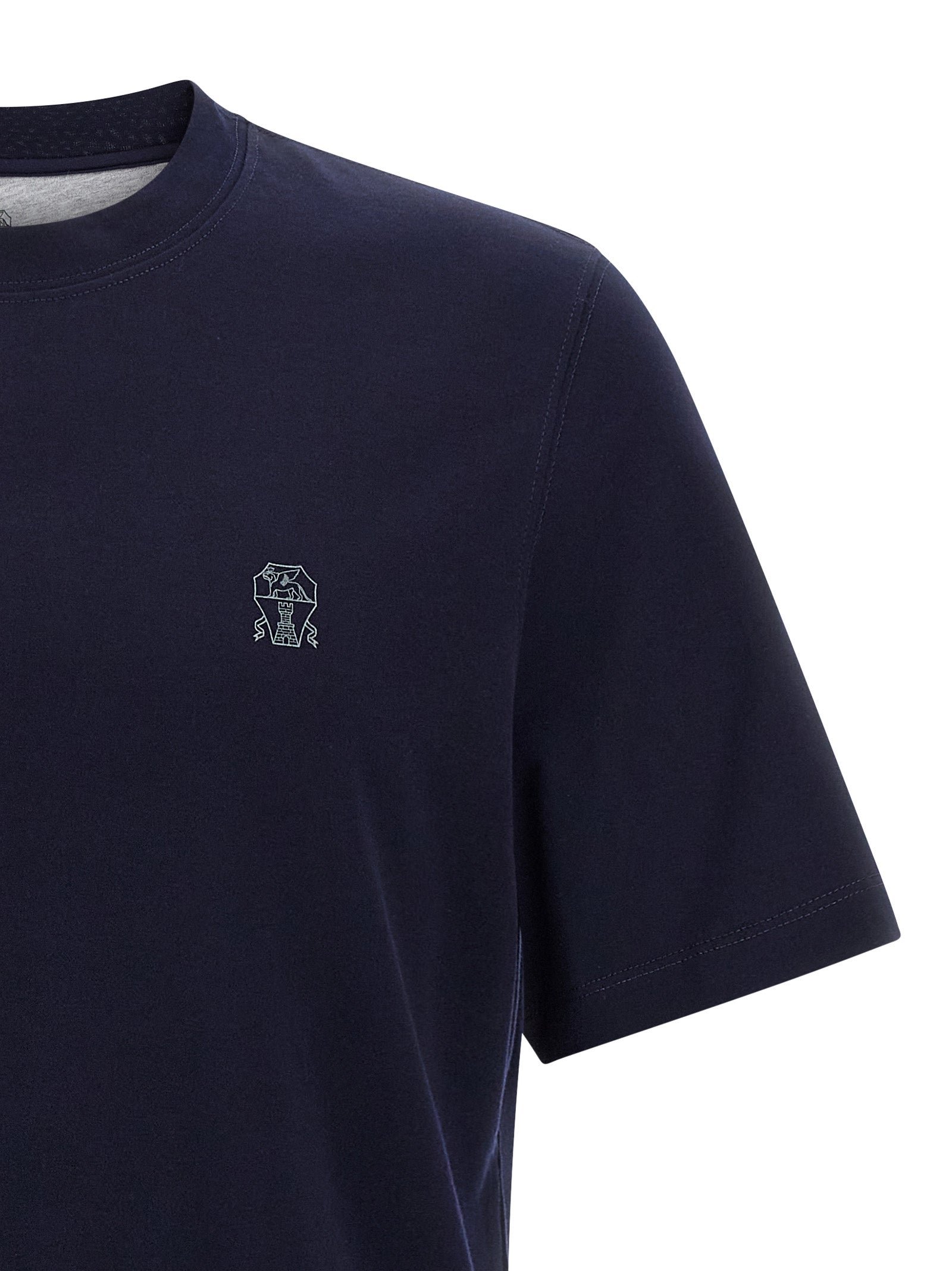 Brunello Cucinelli Logo Print T-Shirt