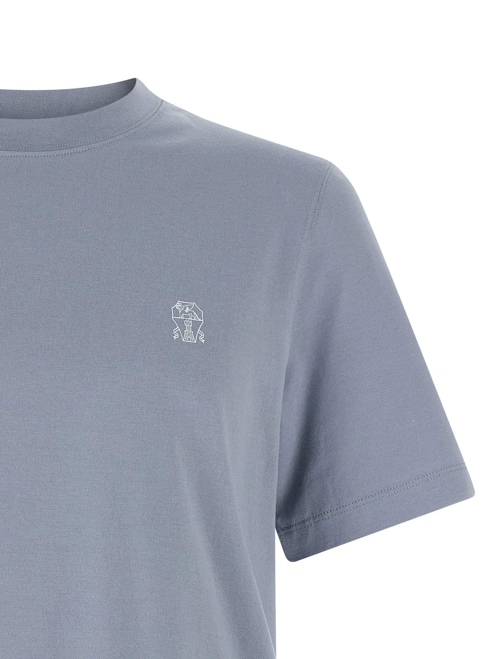 Brunello Cucinelli Logo Print T-Shirt