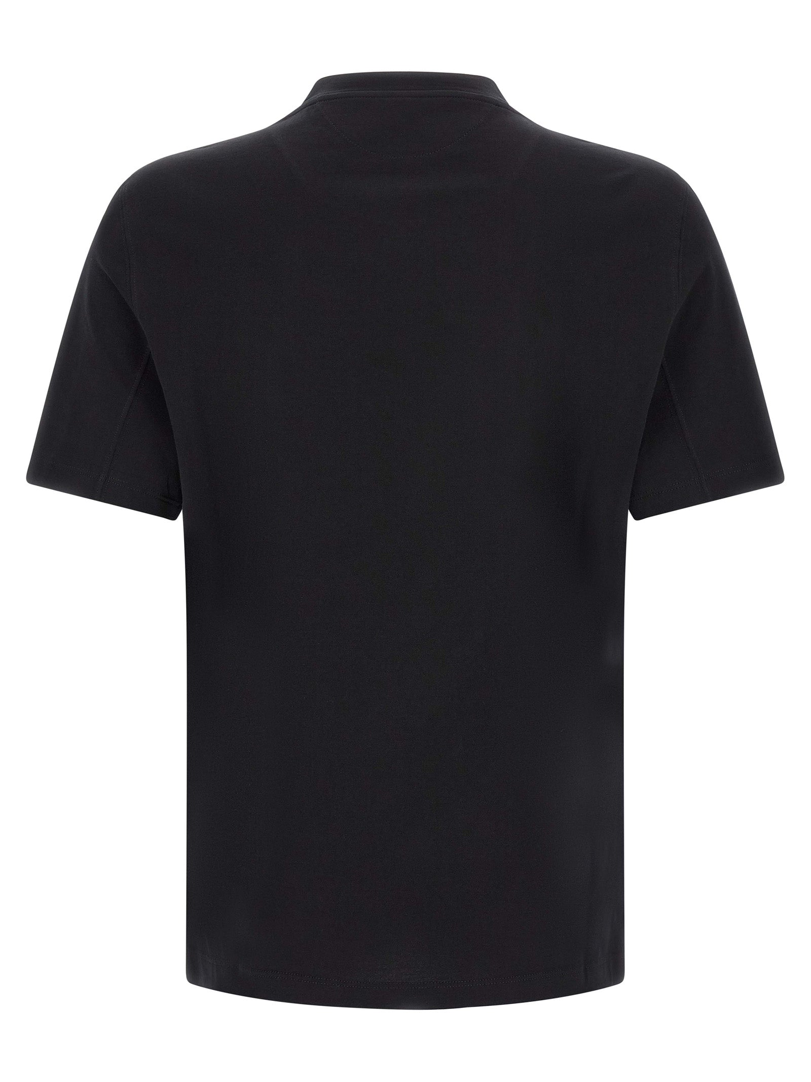Brunello Cucinelli Logo Embroidery T-Shirt