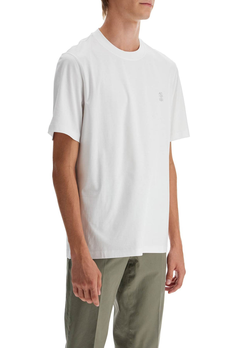 Brunello Cucinelli Regular Fit T-Shirt White