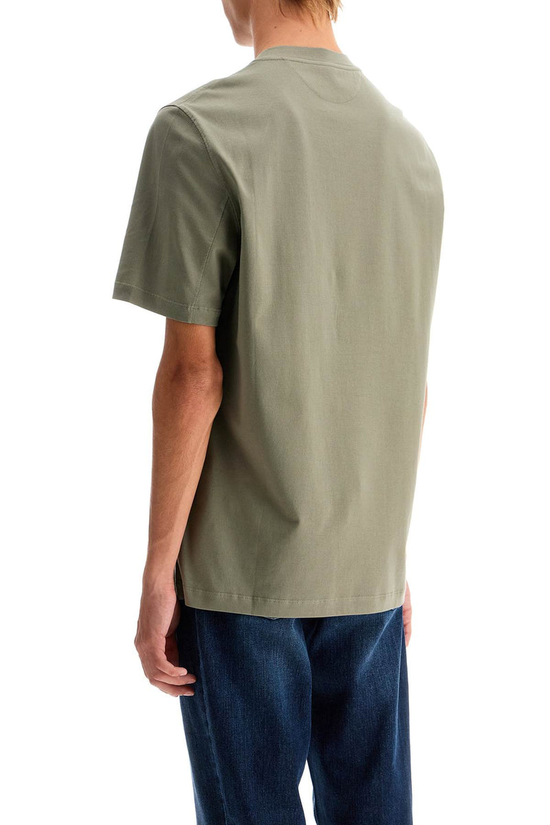 Brunello Cucinelli Regular Fit T-Shirt Khaki