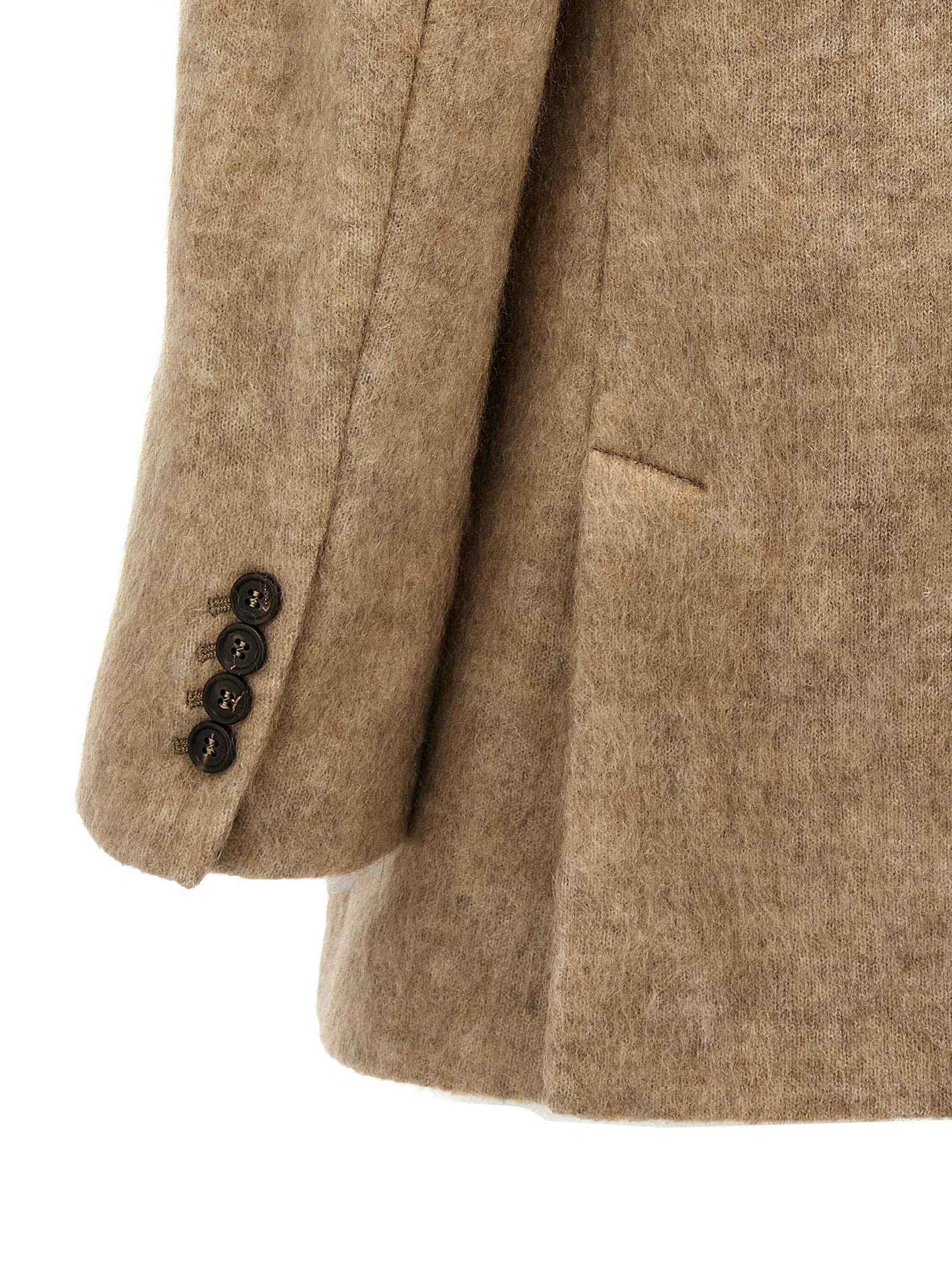 Brunello Cucinelli Single-Breasted Mohair Blazer