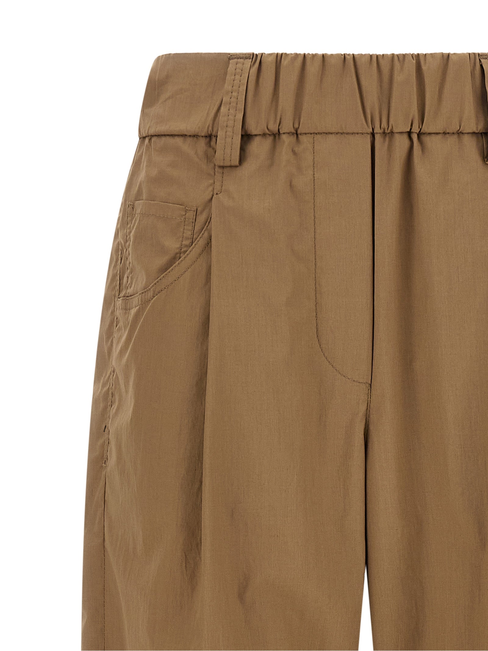 Brunello Cucinelli 'Track' Poplin Pants