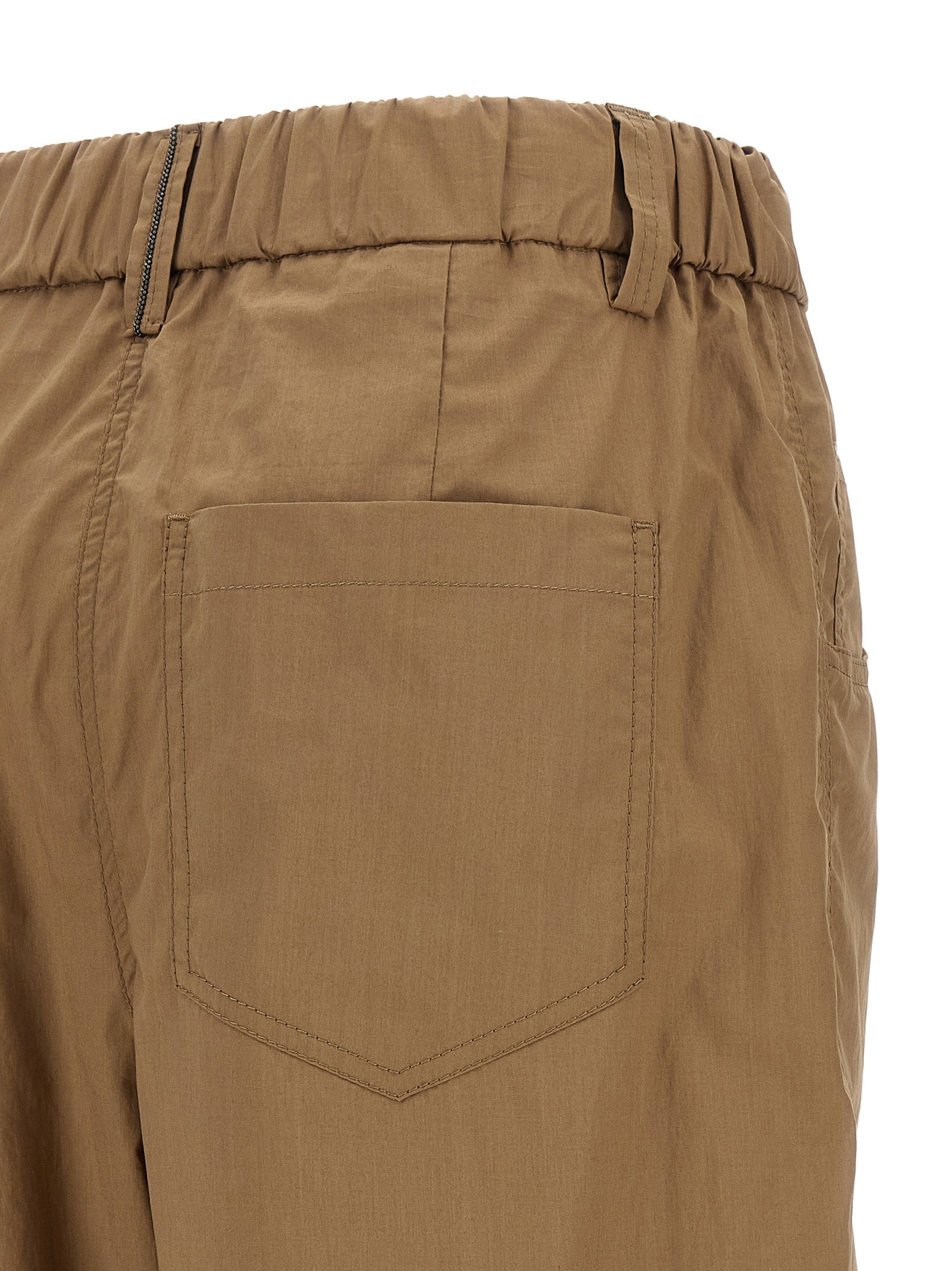 Brunello Cucinelli 'Track' Poplin Pants