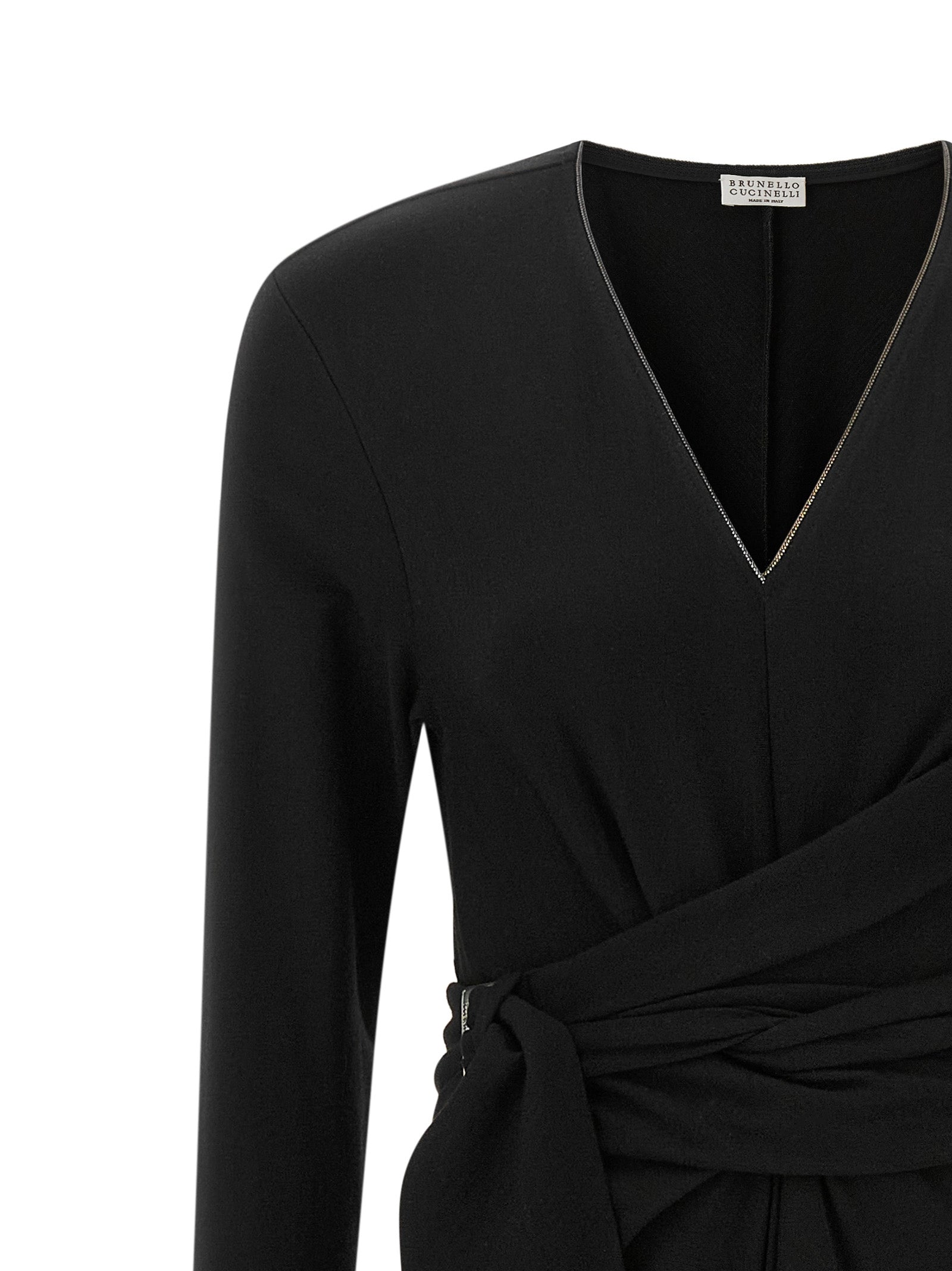 Brunello Cucinelli 'Shiny Collar' Dress