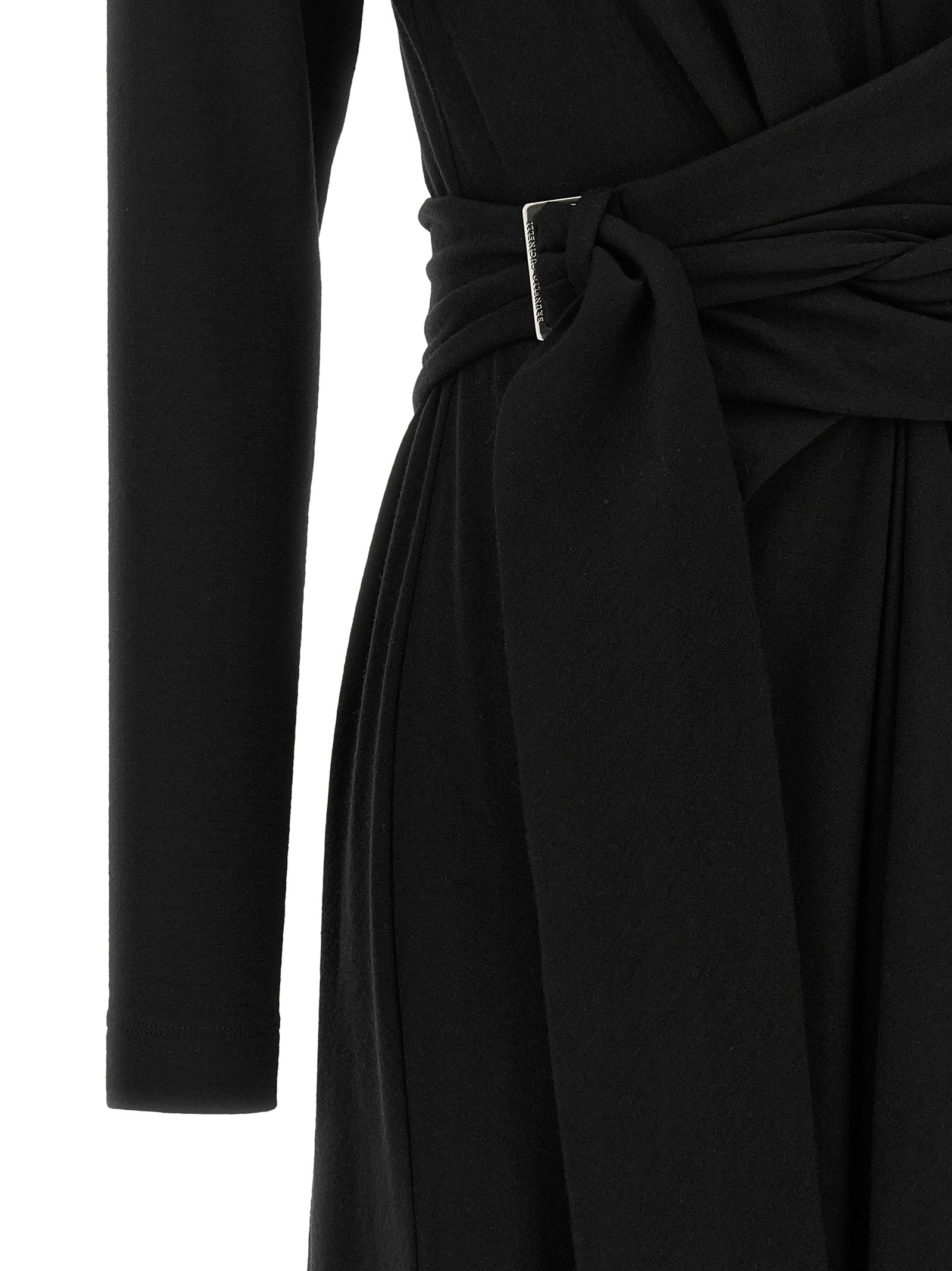 Brunello Cucinelli 'Shiny Collar' Dress