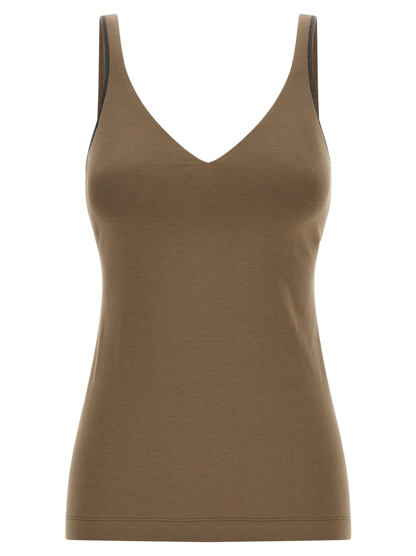 Brunello Cucinelli 'Shiny Straps' Top