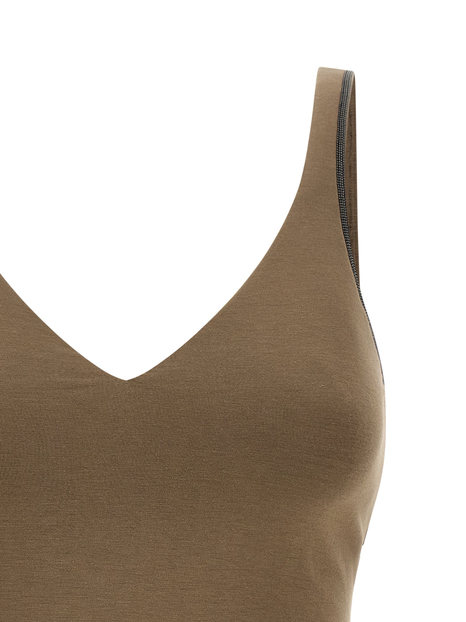 Brunello Cucinelli 'Shiny Straps' Top