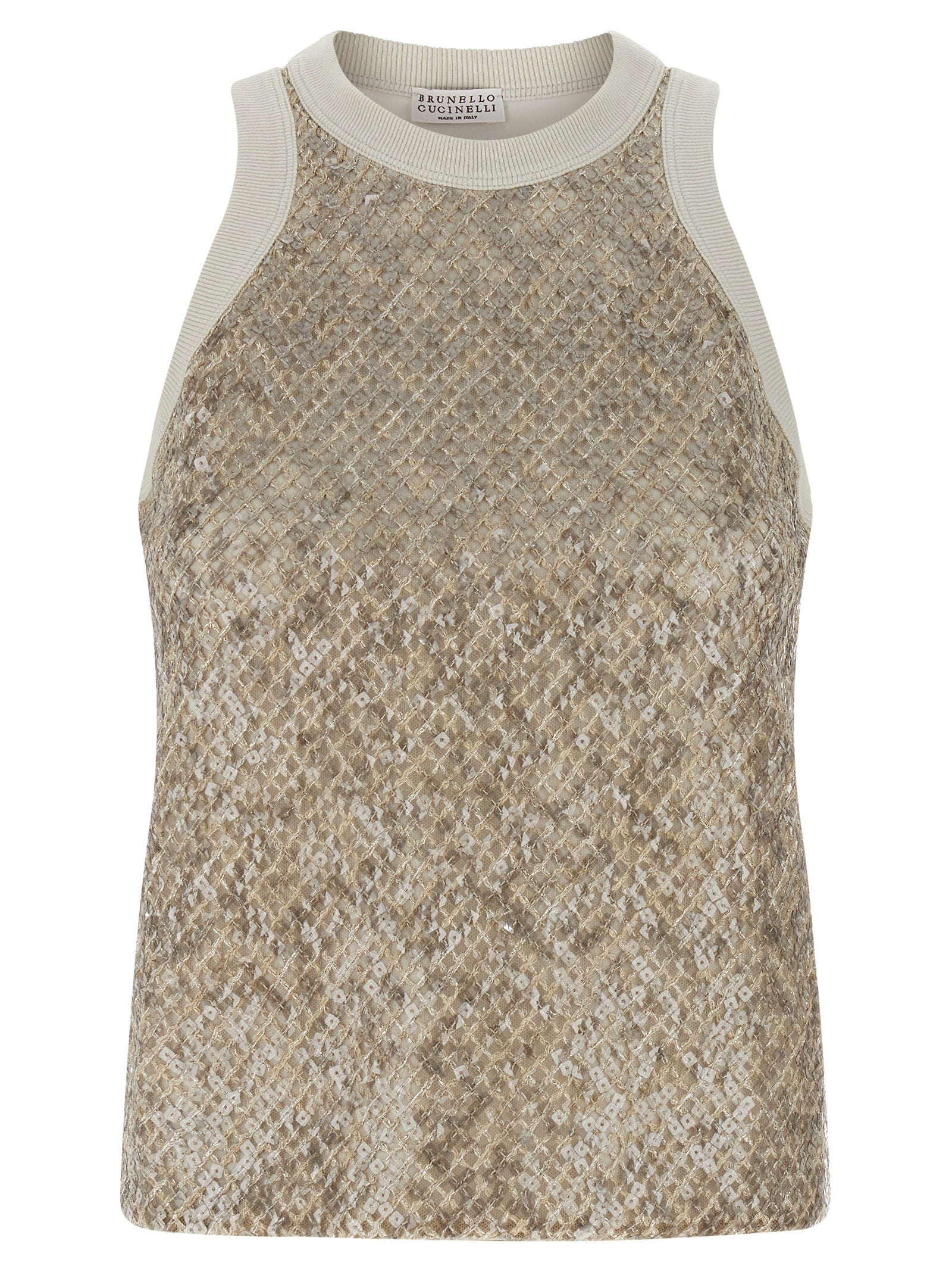 Brunello Cucinelli Sequin Top