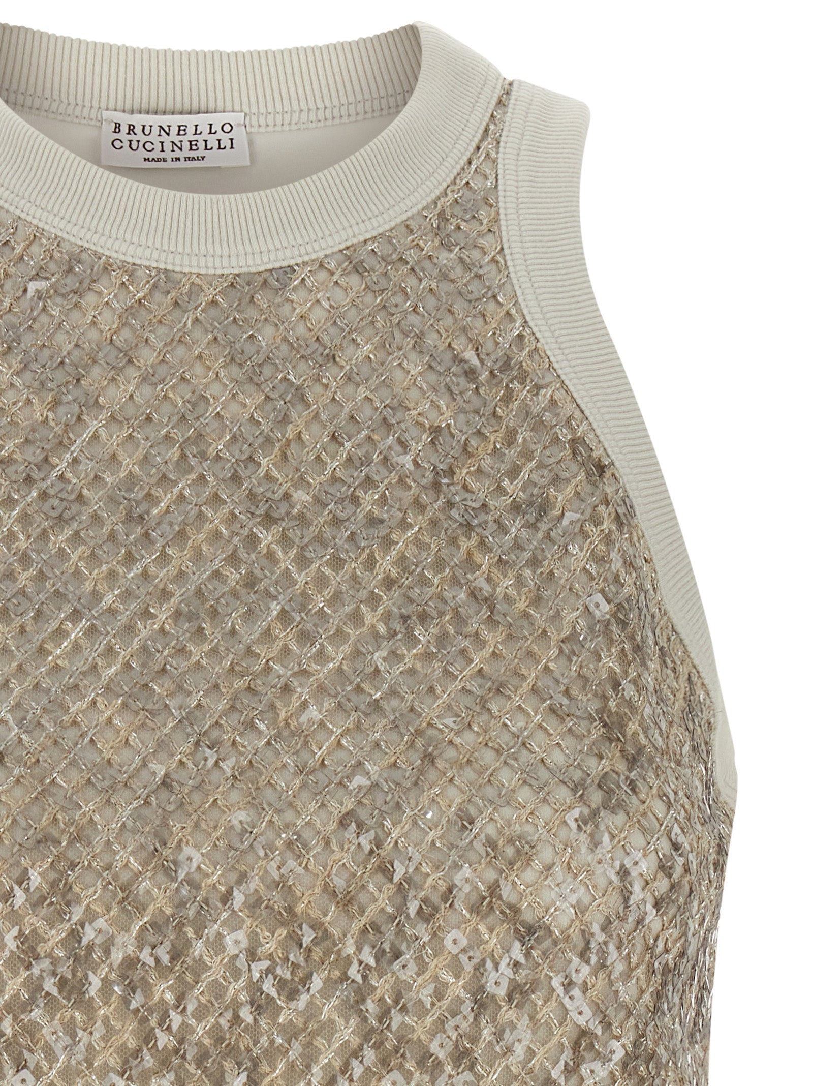 Brunello Cucinelli Sequin Top