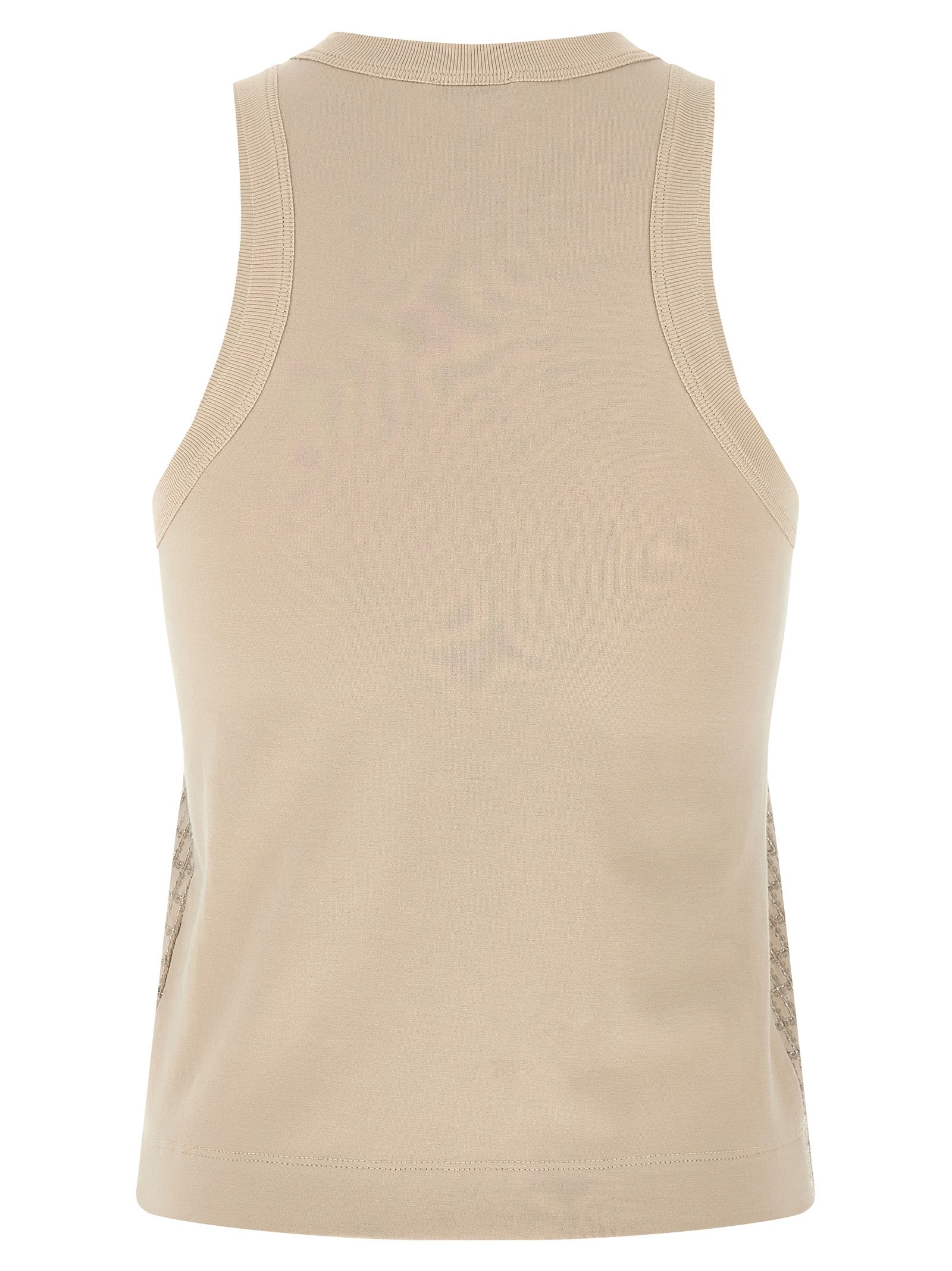 Brunello Cucinelli 'Dazzling Check Embroidery' Top