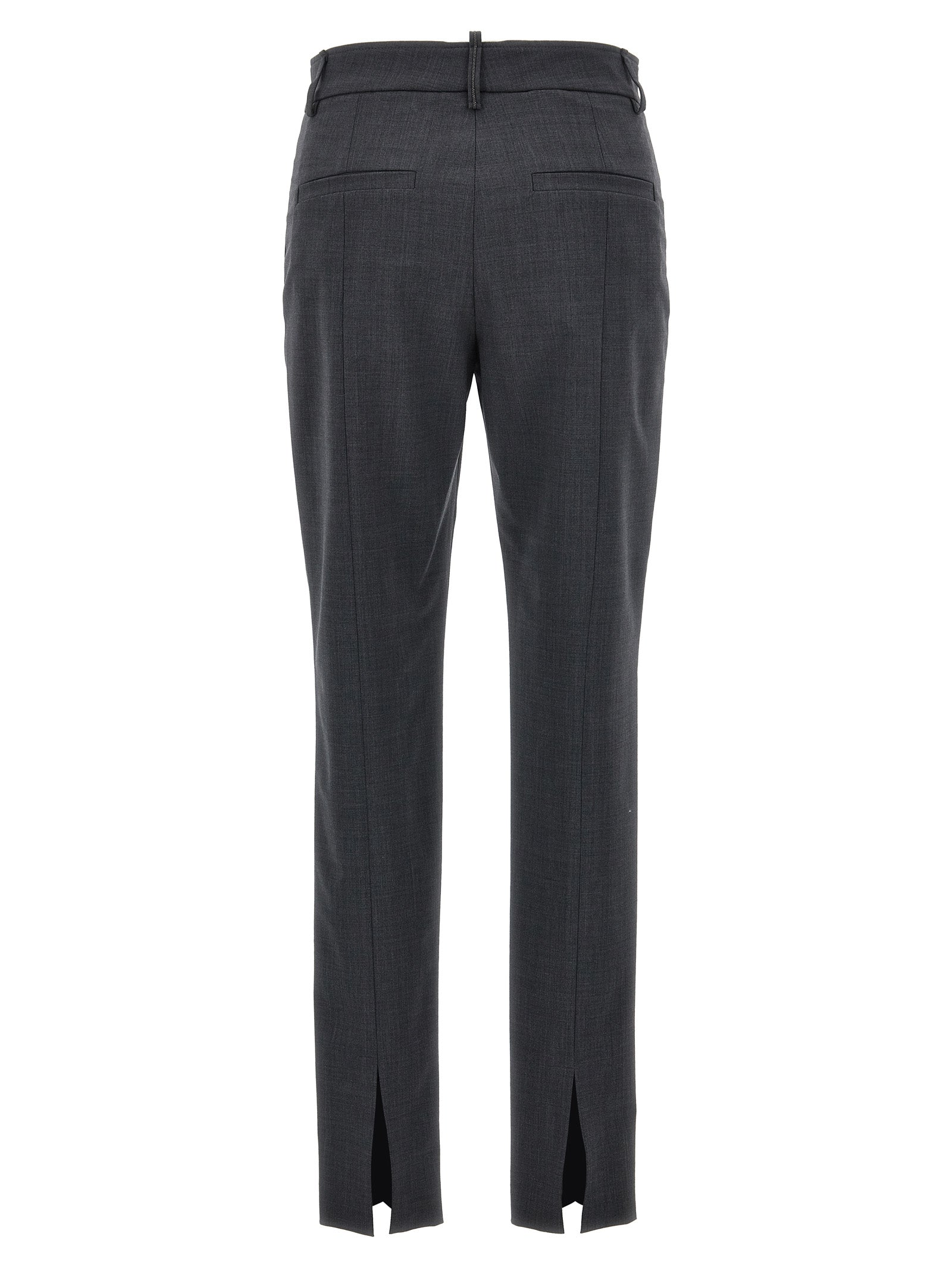 Brunello Cucinelli Wool Cigarette Pants