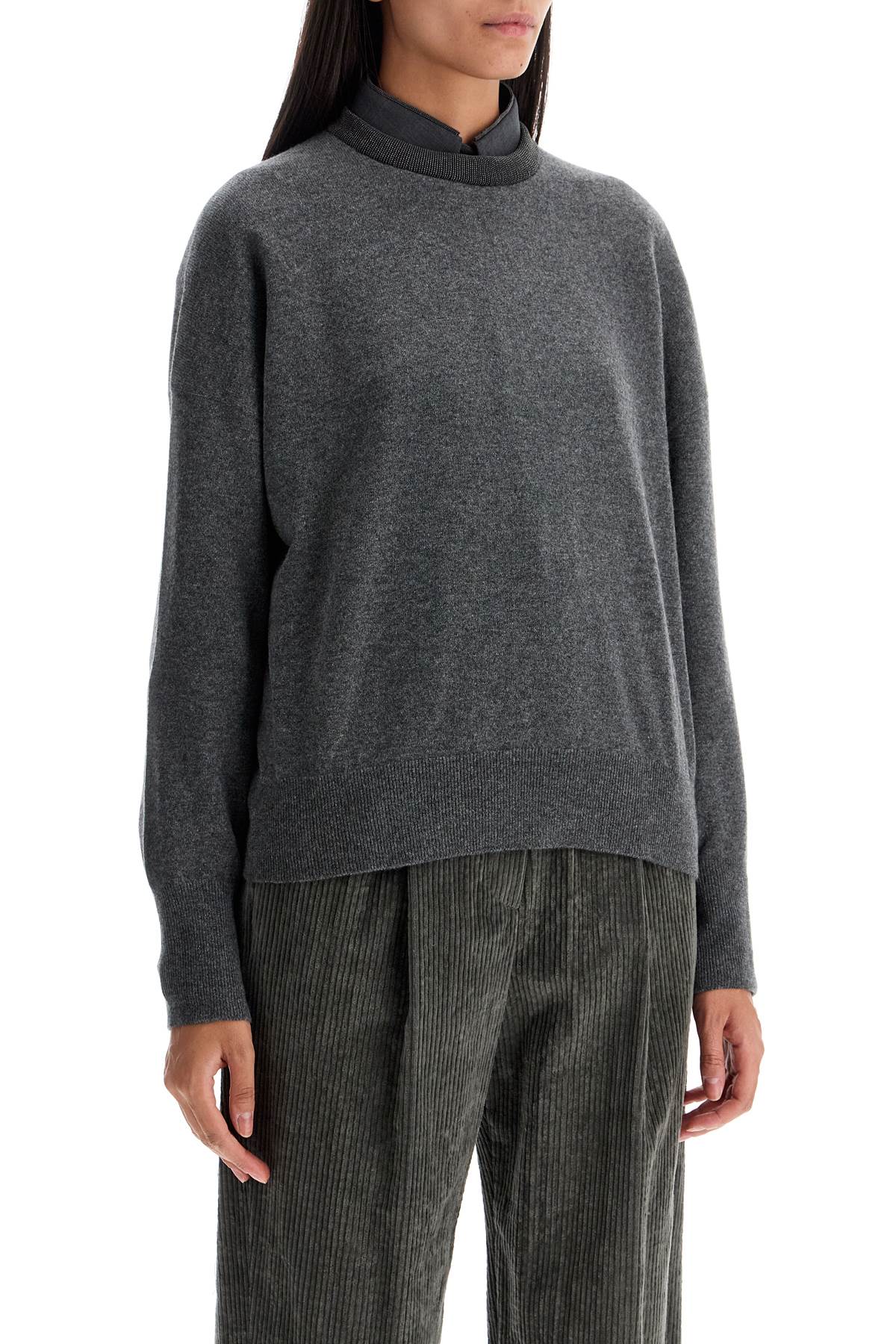 Brunello Cucinelli Pullover With Precious Rib