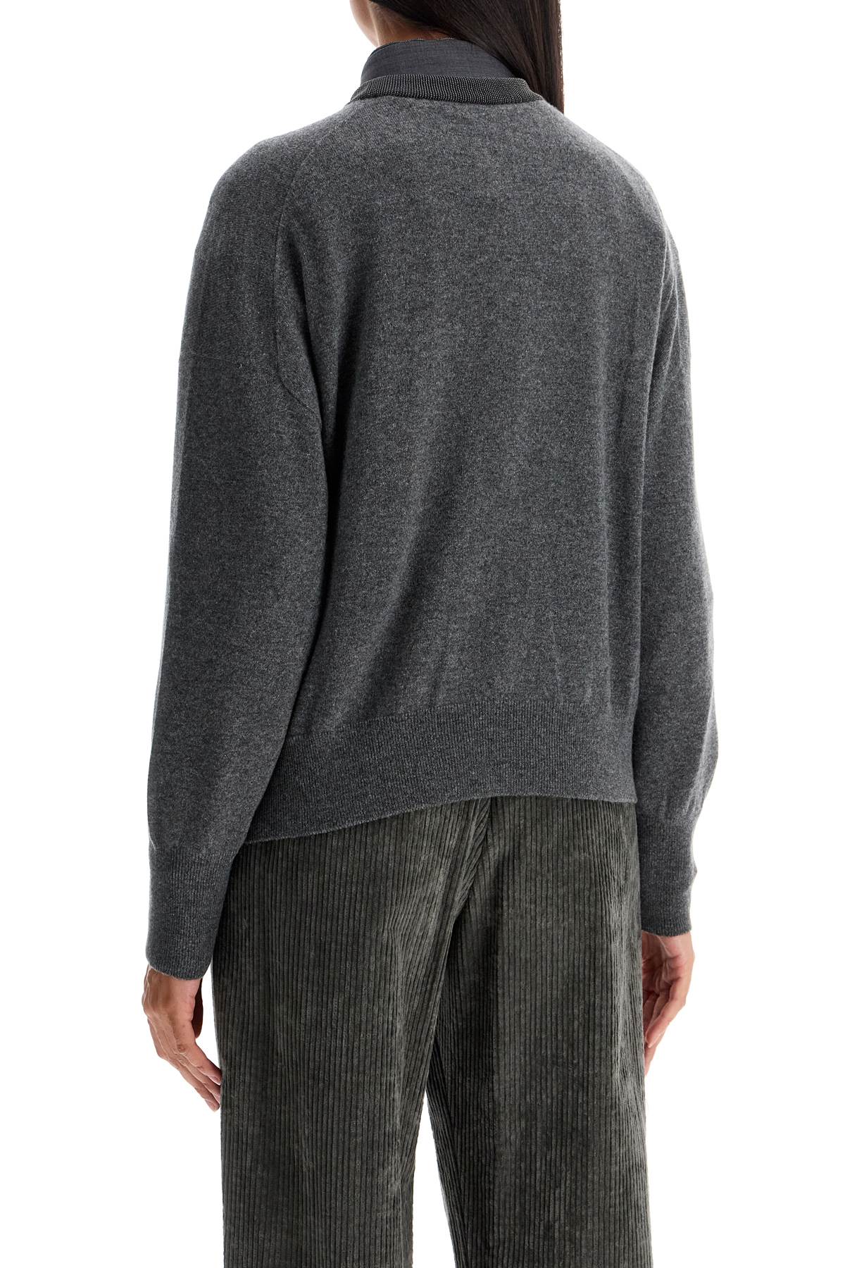 Brunello Cucinelli Pullover With Precious Rib