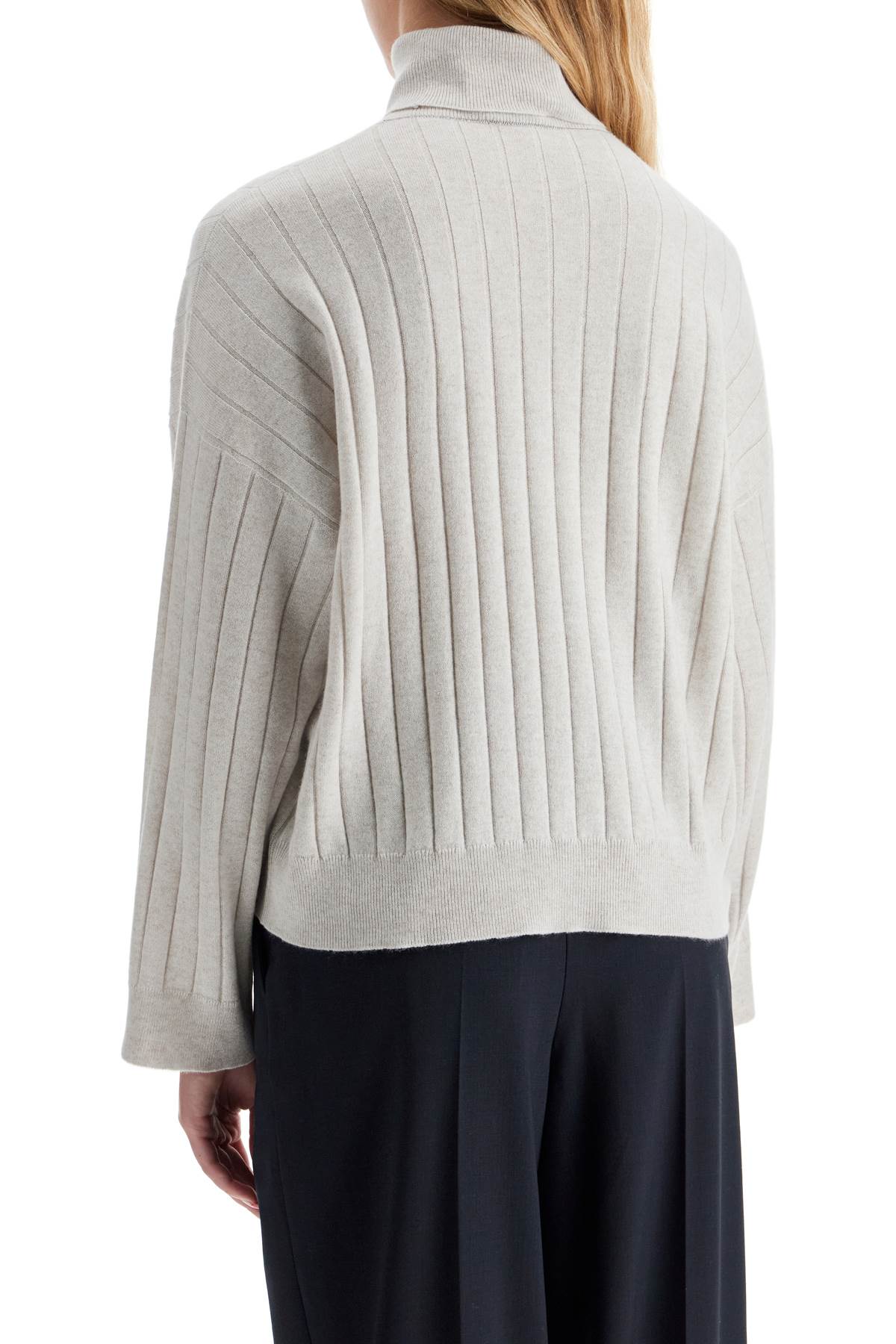 Brunello Cucinelli High-Neck Cashmere Pullover Sweater