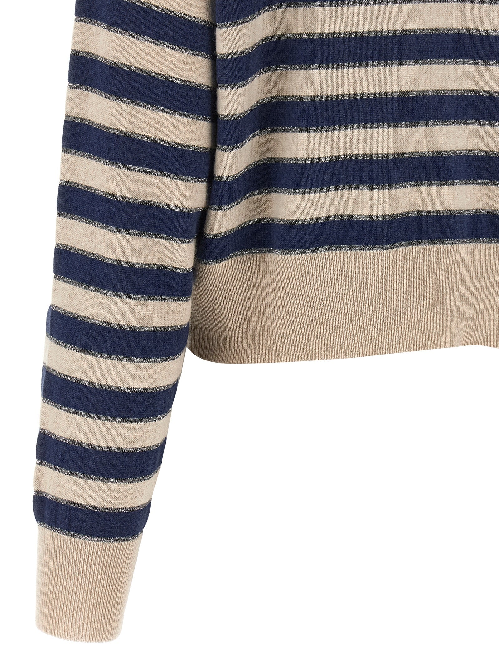 Brunello Cucinelli 'Sparkling Stripes' Cardigan