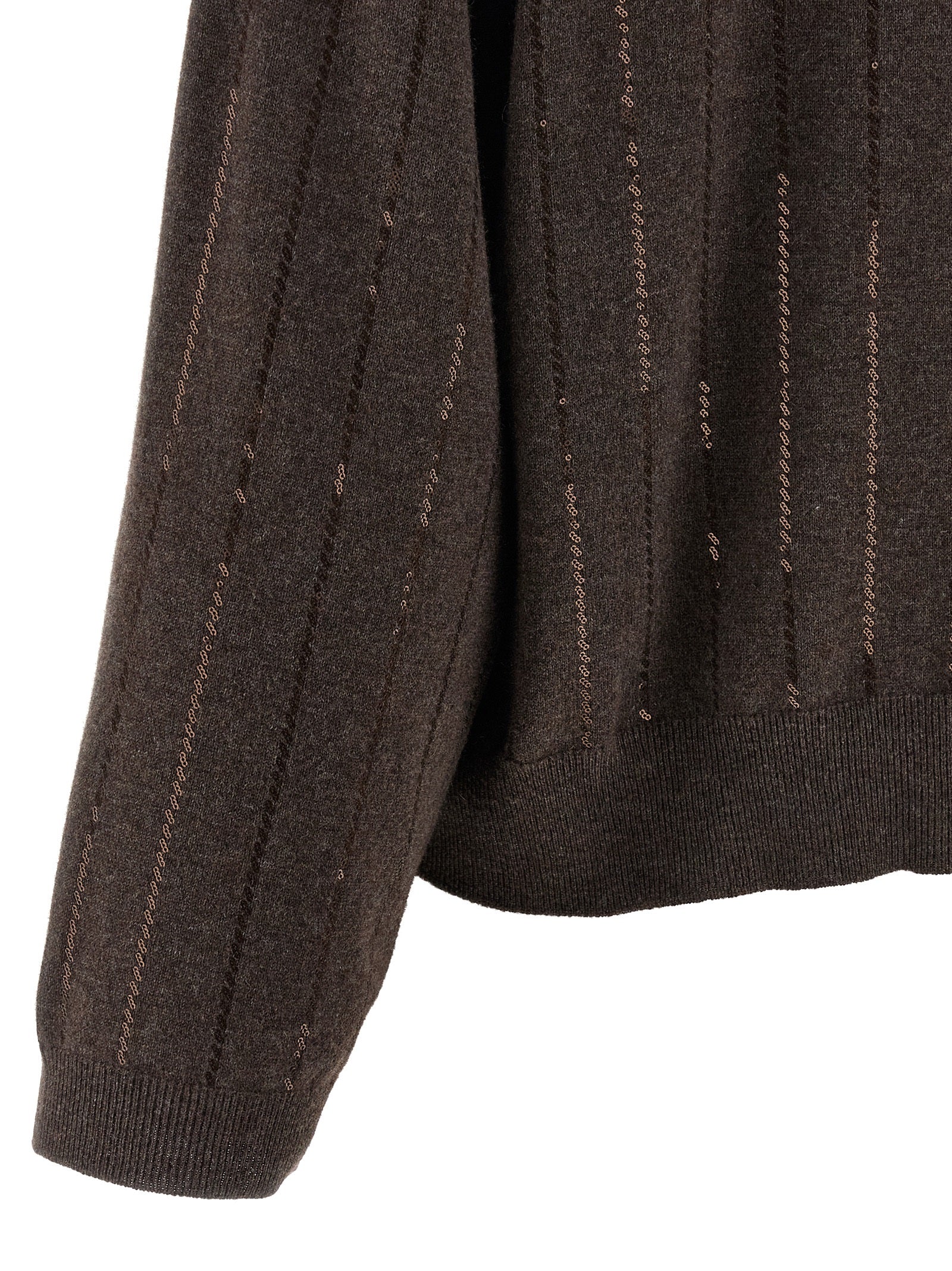 Brunello Cucinelli Sequin Cashmere Sweater