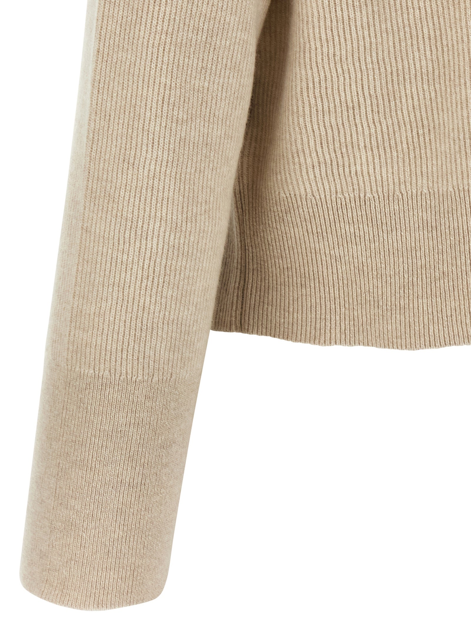 Brunello Cucinelli 'Shiny Flower Embroidery' Sweater