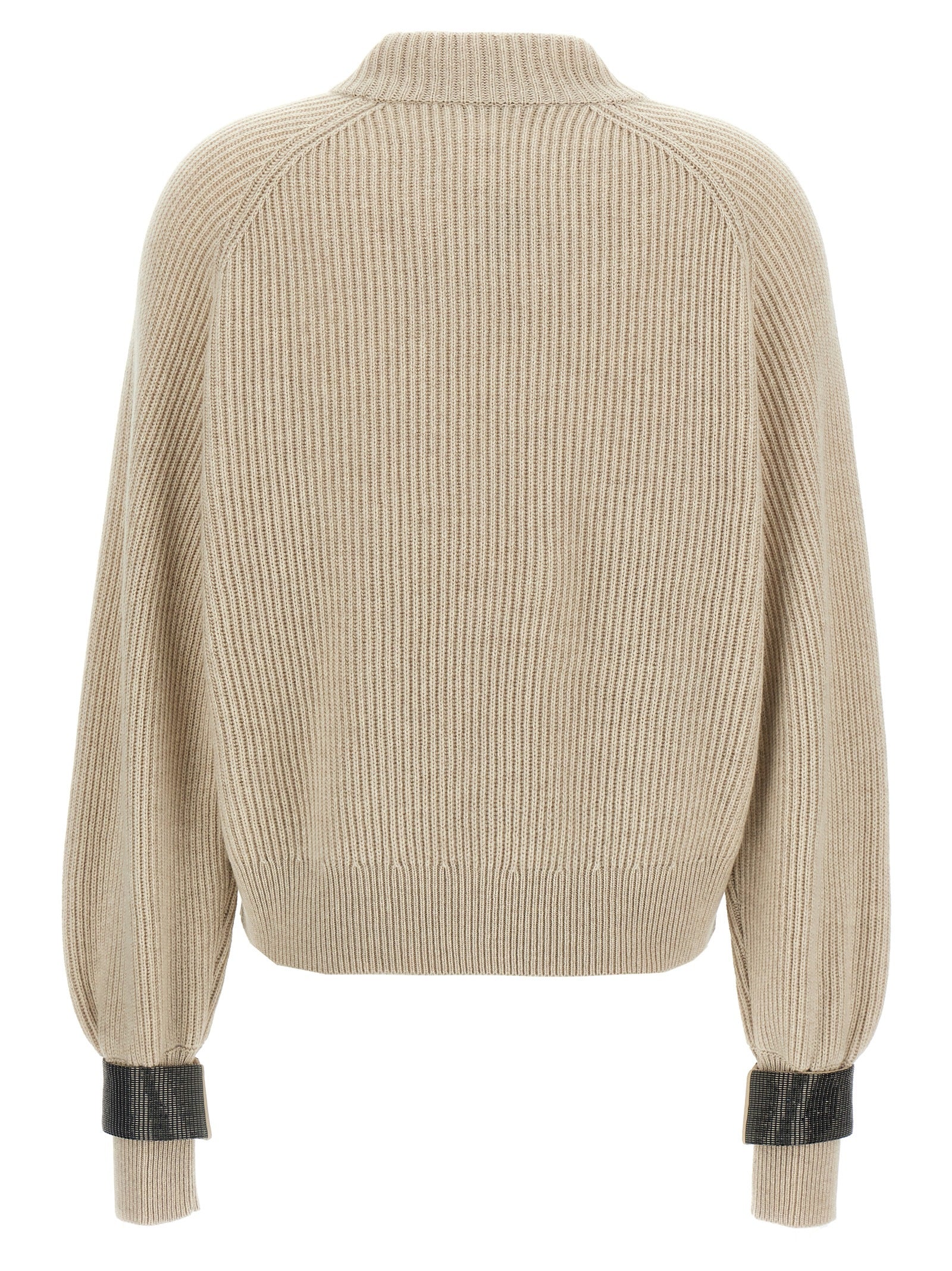 Brunello Cucinelli Monile Cuffs Sweater