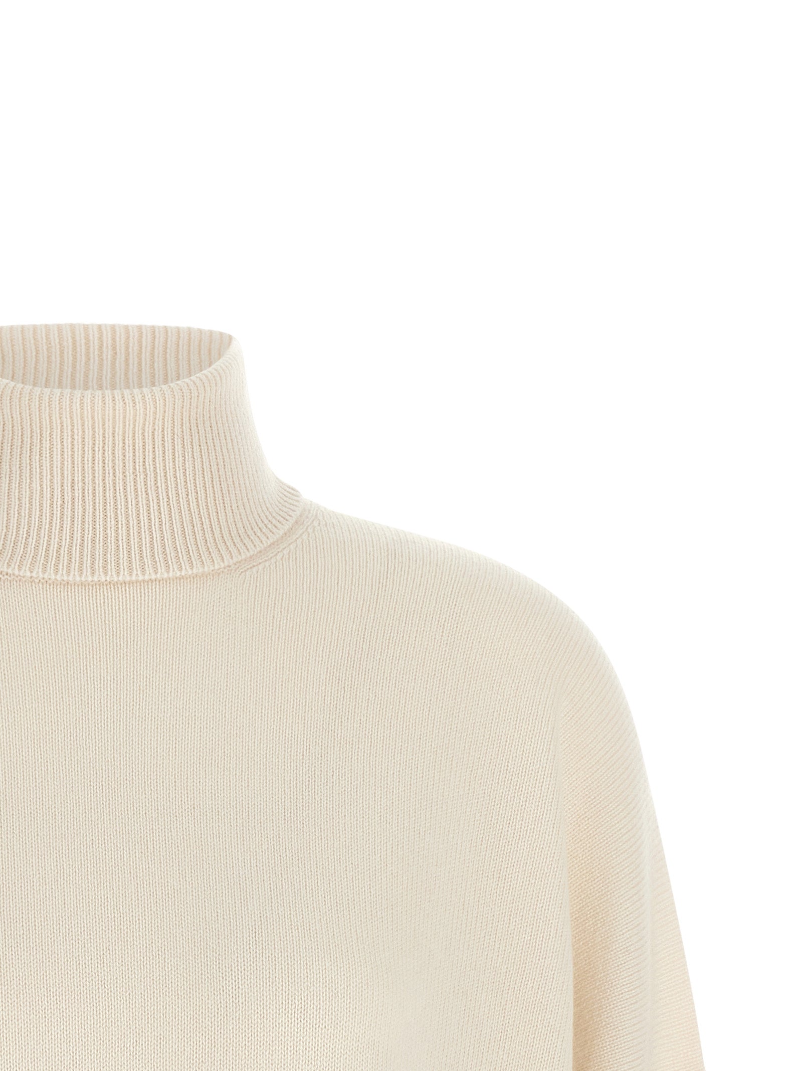 Brunello Cucinelli Ribbed High Neck Beam