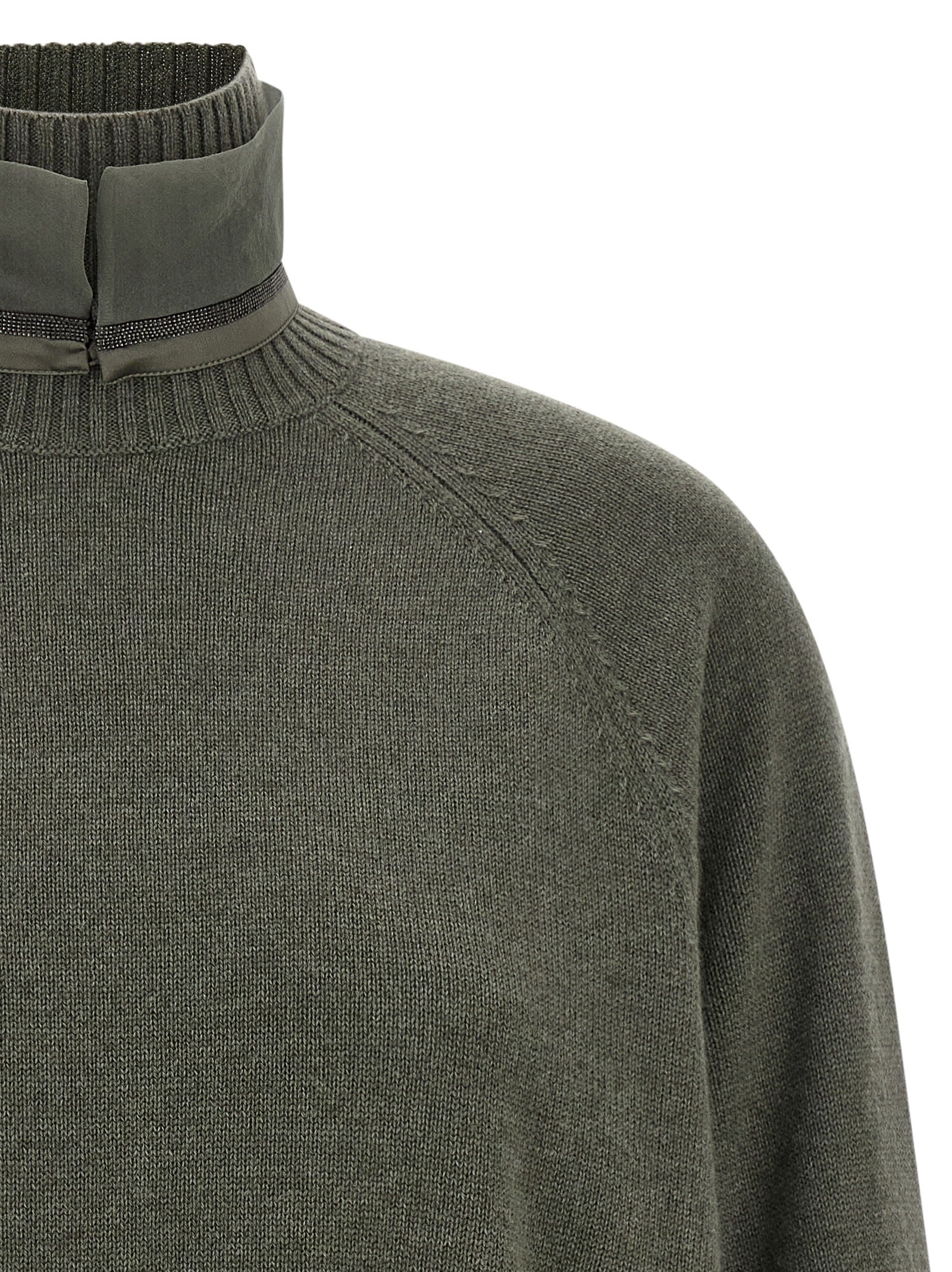 Brunello Cucinelli 'Monile' Insert Sweater