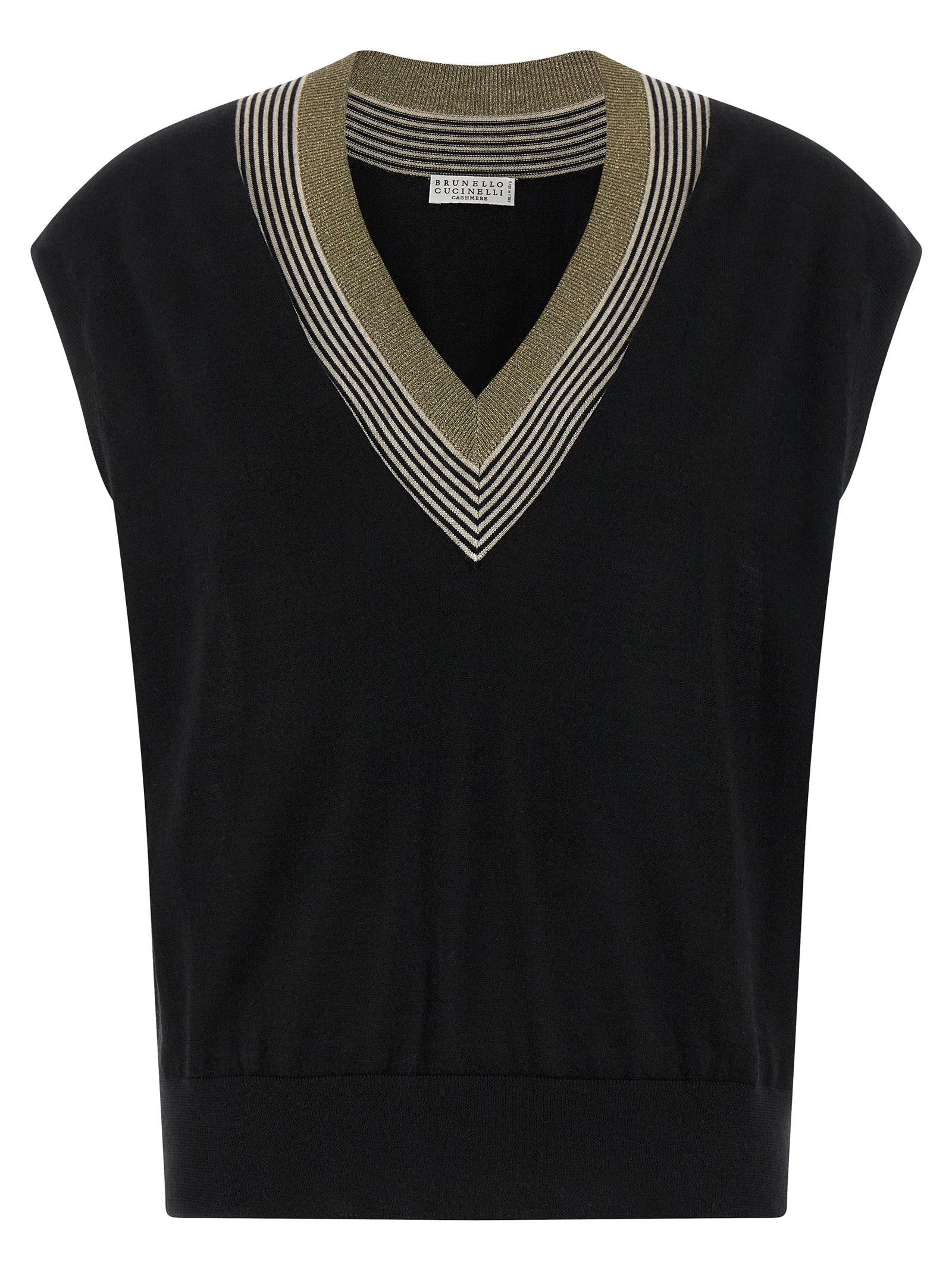 Brunello Cucinelli 'Sparkling Neckline' Vest