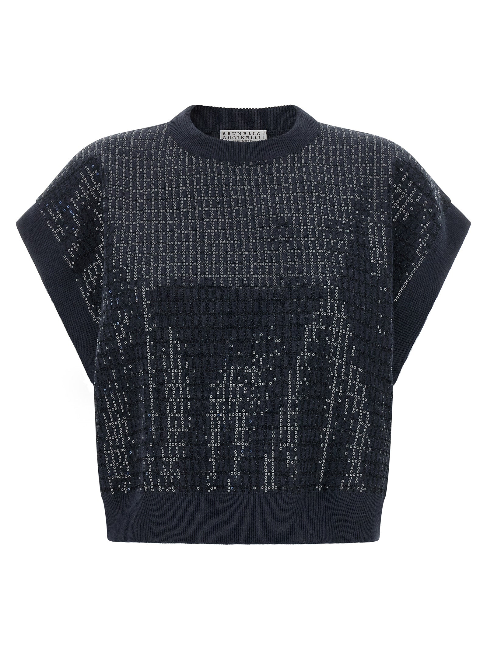 Brunello Cucinelli Sequin Embroidered Sweater