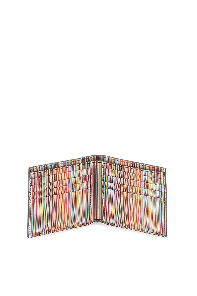 Paul Smith Signature Stripe Bifold Wallet Black