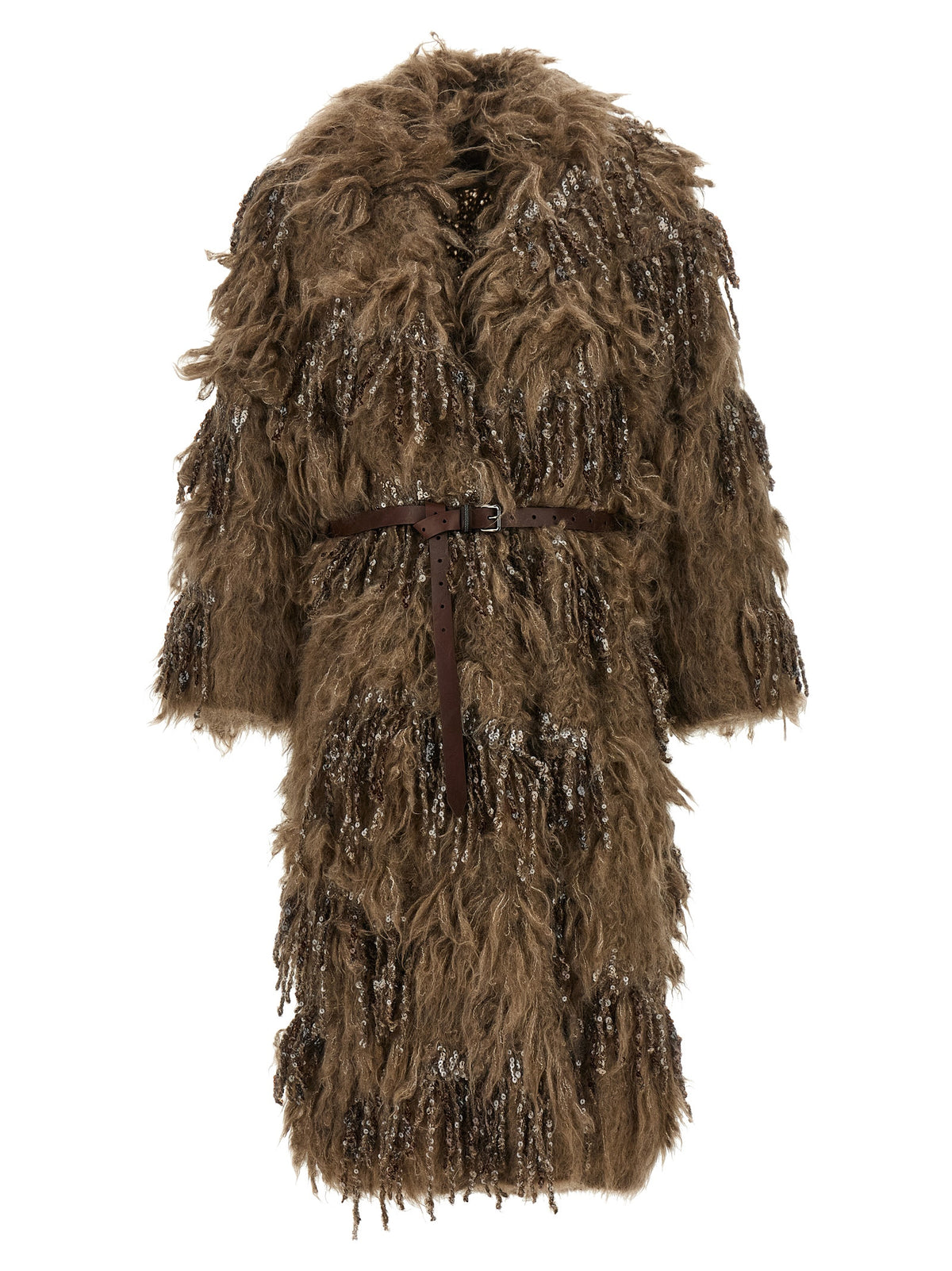 Brunello Cucinelli 'Dazzling Moss Embroidery' Cardigan