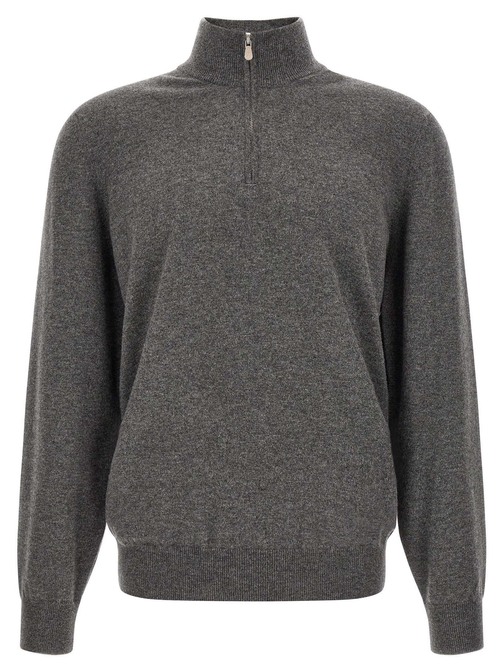 Brunello Cucinelli Half-Zip Cashmere Sweater