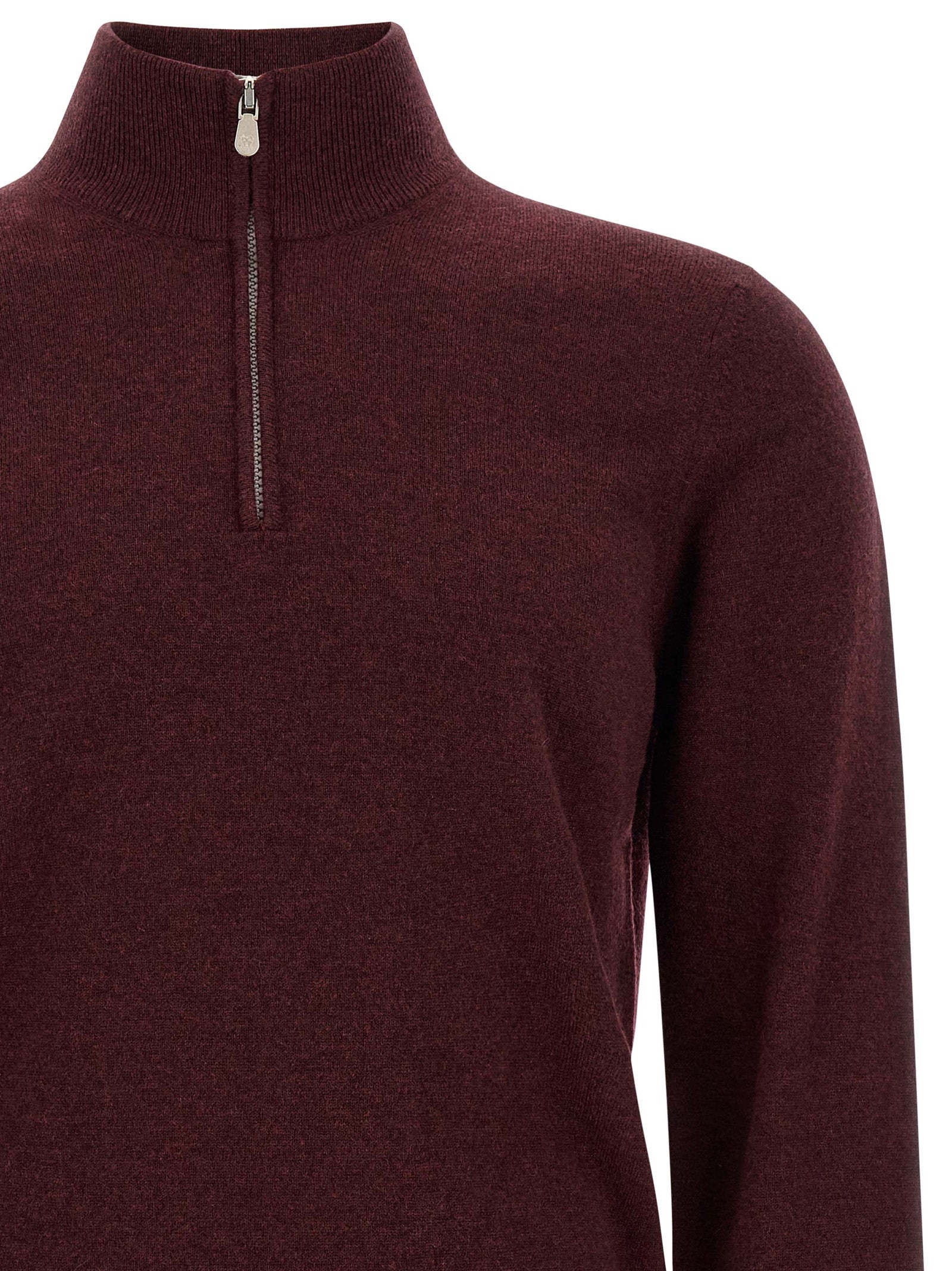 Brunello Cucinelli Half-Zip Cashmere Sweater